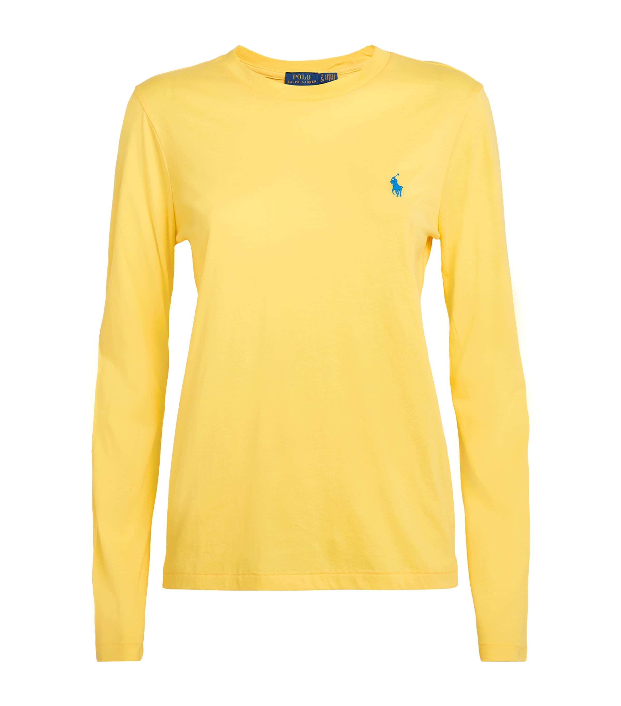 Polo Ralph Lauren Cotton Polo Pony T-shirt In Yellow