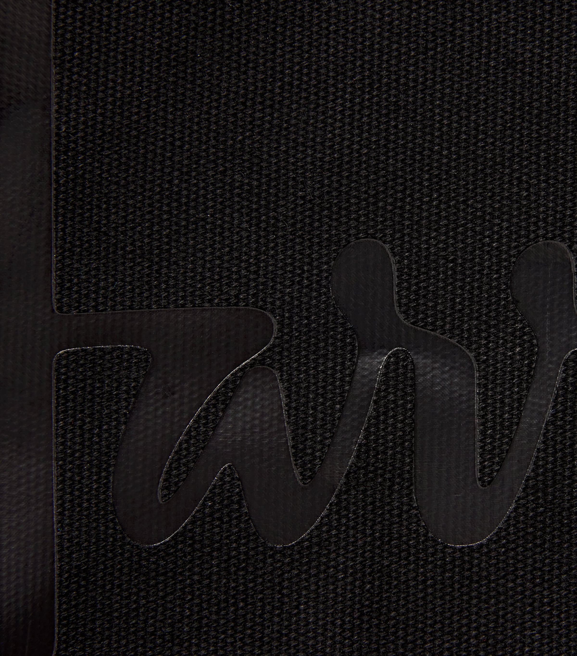 Medium Cotton Logo Pouch BLACK Image 4