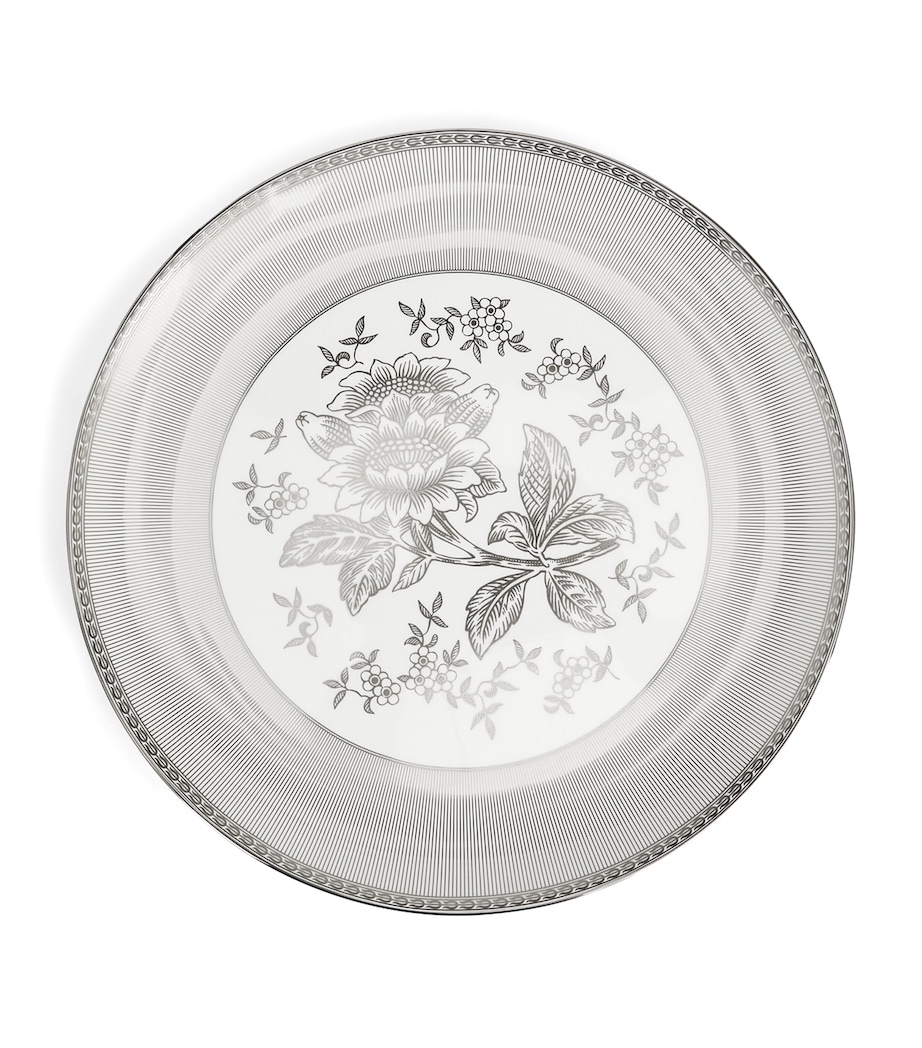 Bone China Silver Tonquin Plate (34cm) SILVER Image 1