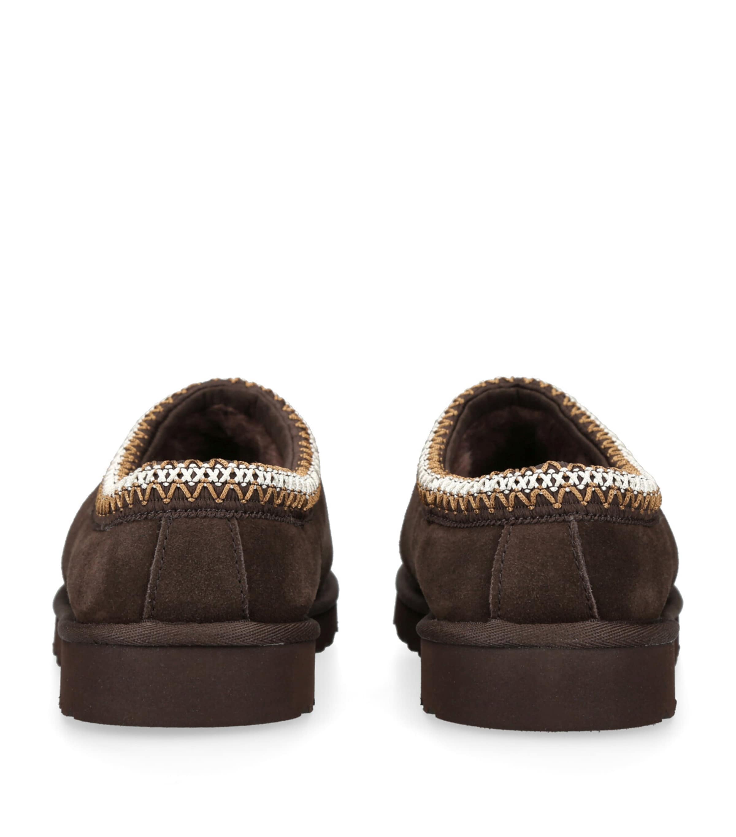 Faux Suede Tasman Slippers BROWN/OTH Image 2