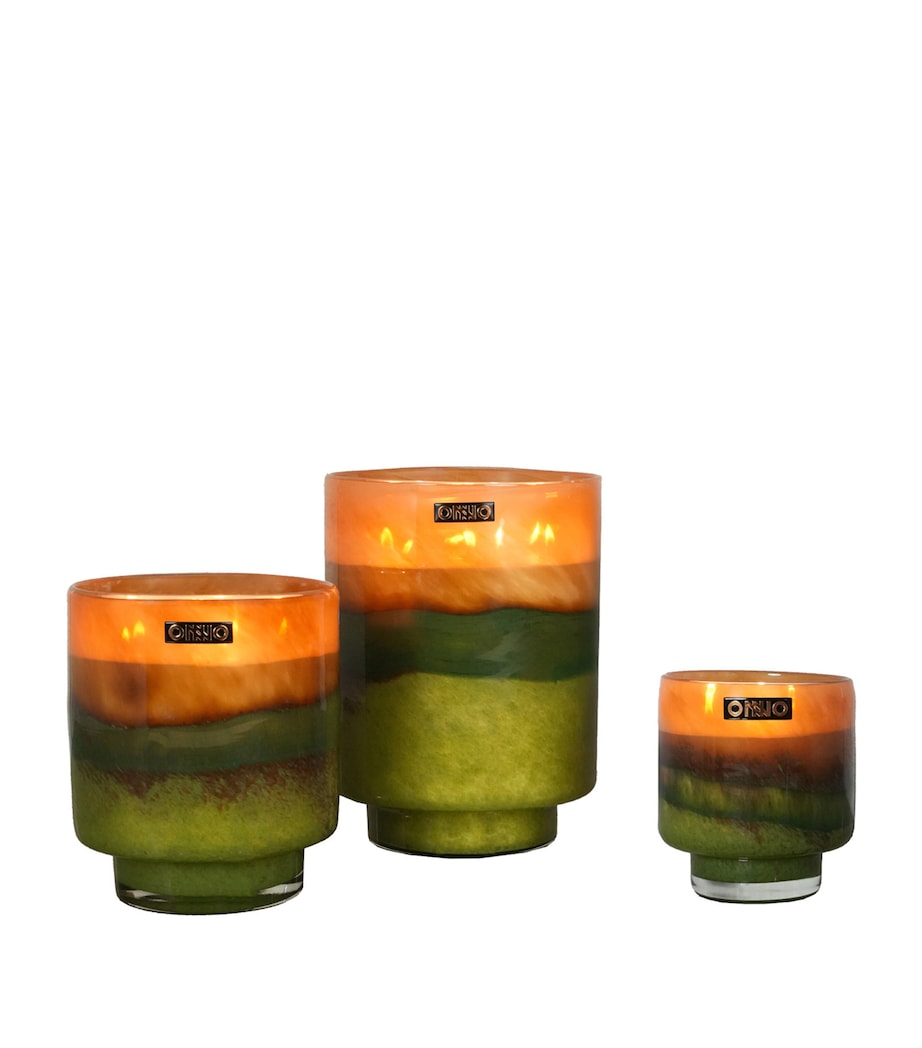 Onno Large Art Jane Candle Amber/green Image 2