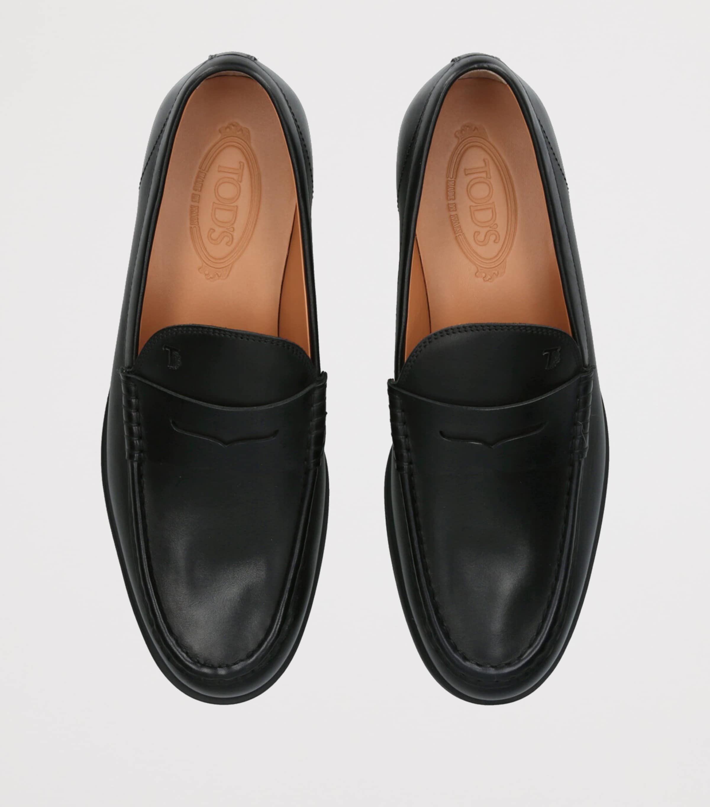 Tod's Leather Loafers Black Image 4