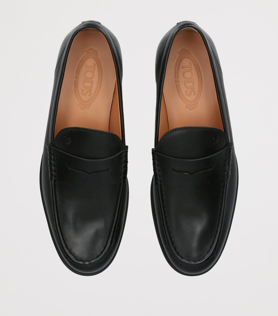 Tod's Leather Loafers Black Image 4