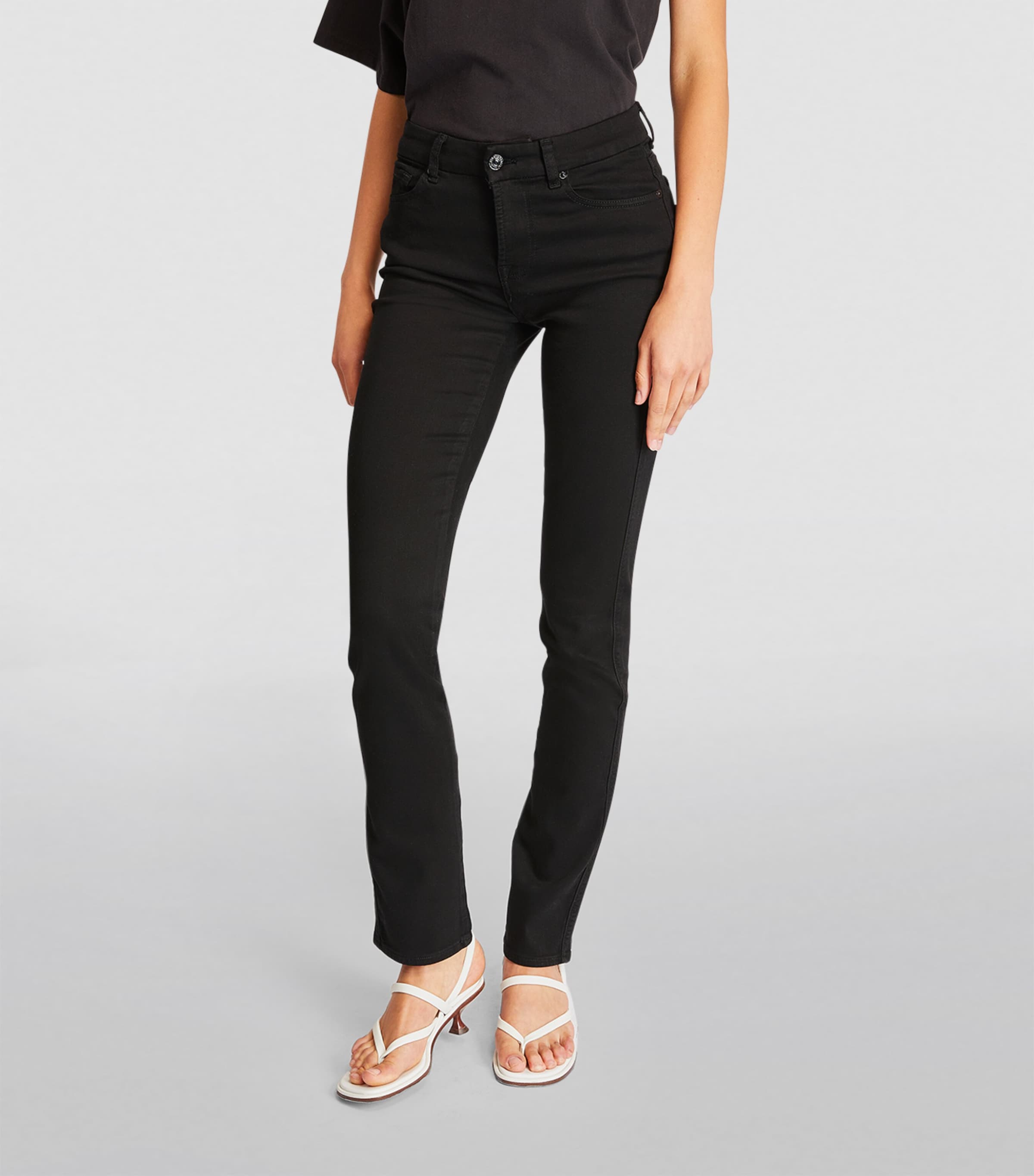B(Air) denim straight-fit Jean BAIR BLACK Image 3