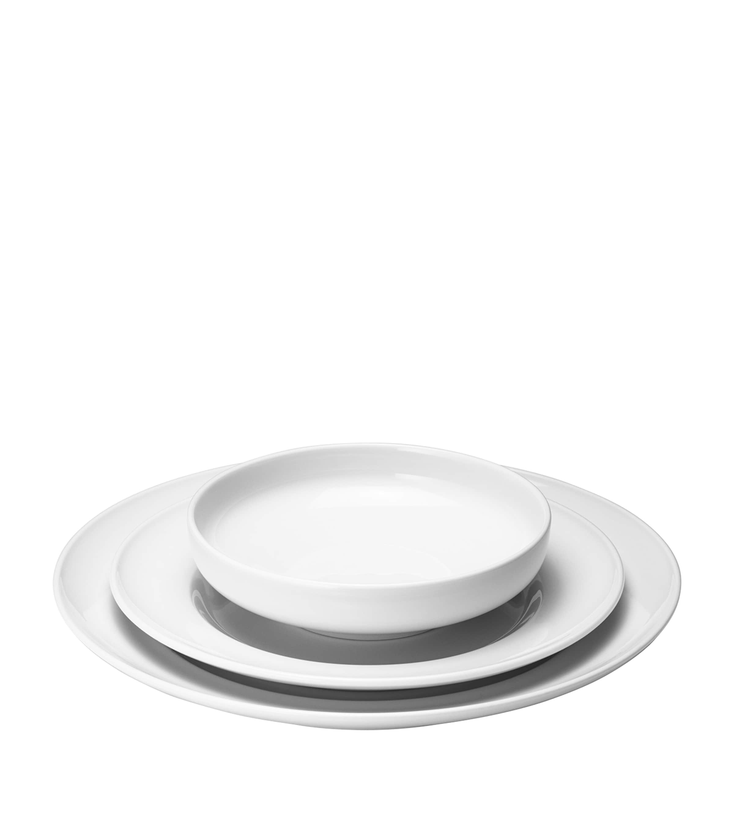 Shop Georg Jensen Porcelain Koppel Dinnerware Set In White