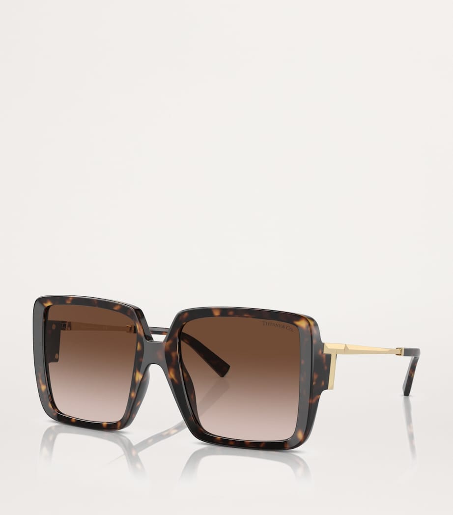 Injected Oversized Square Sunglasses 80153B Image 2