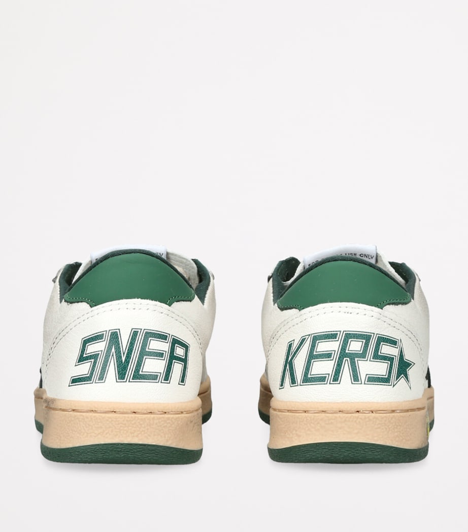 Leather Ball Star Sneakers GREEN OTH Image 2
