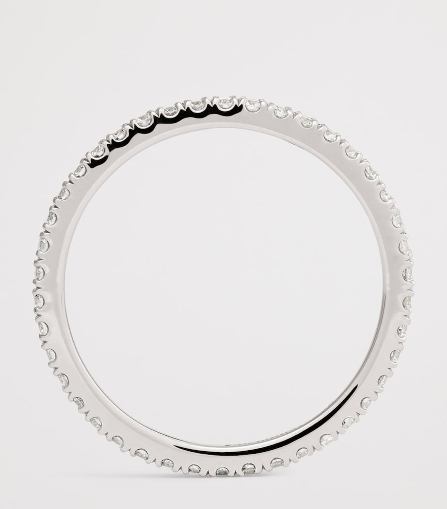 White Gold and Diamond Tech Ring Jackets (Size 7.5) 18K WG/WD Image 3