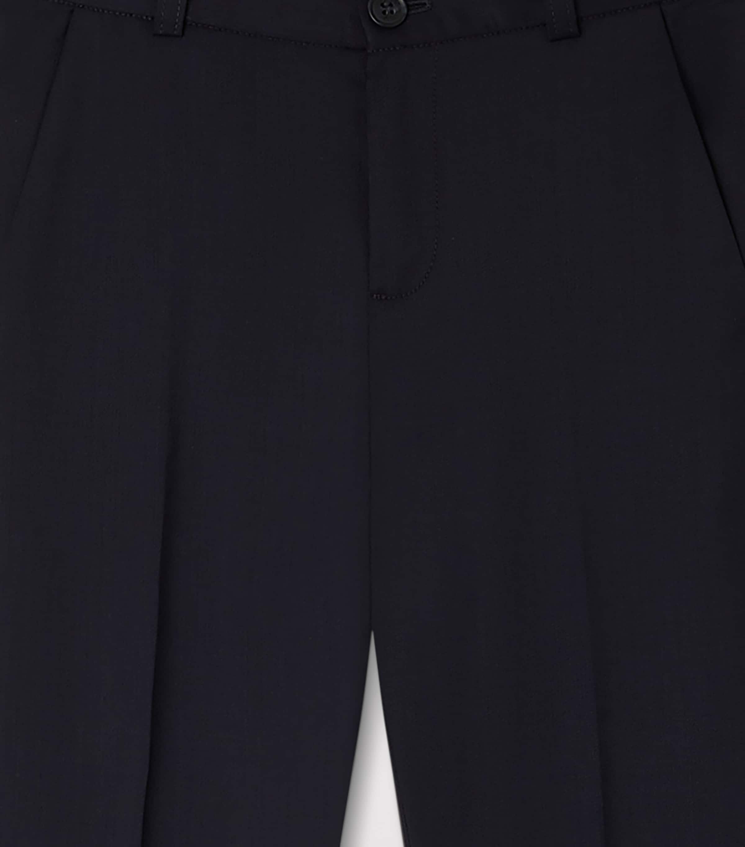 Virgin Wool Suit Trousers (10-14 Years) MARINE Image 3