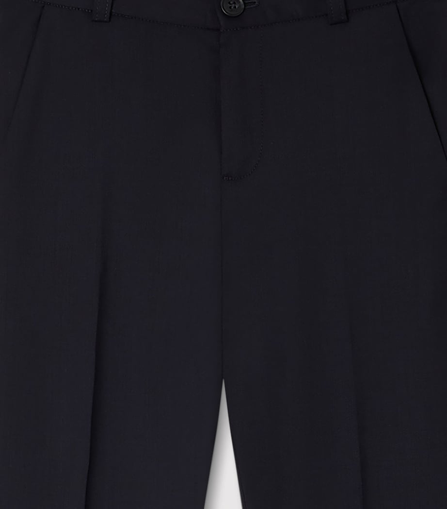 Virgin Wool Suit Trousers (10-14 Years) MARINE Image 3