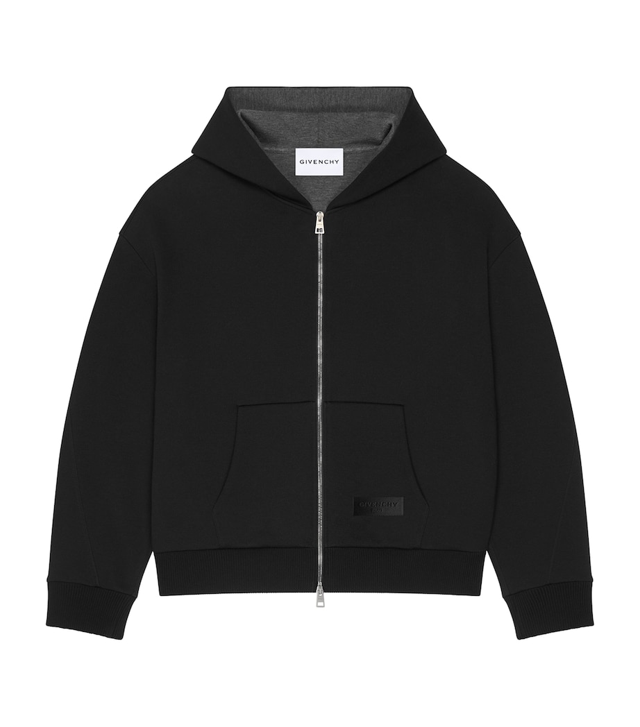 Zip-Up Oversized Hoodie BRGNDY/IVRY/YEL Image 1
