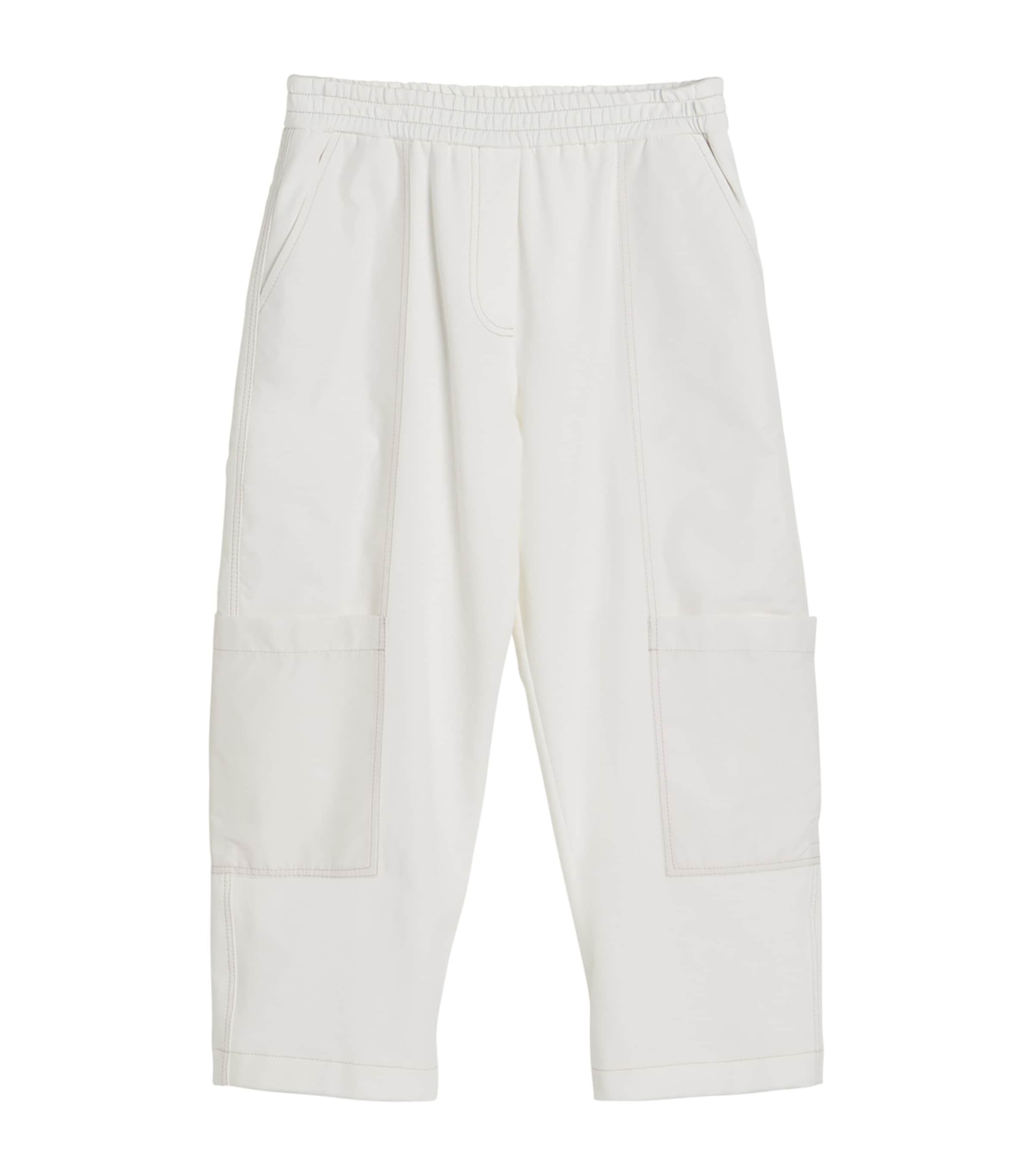Brunello Cucinelli Baggy Utility Trousers In Beige
