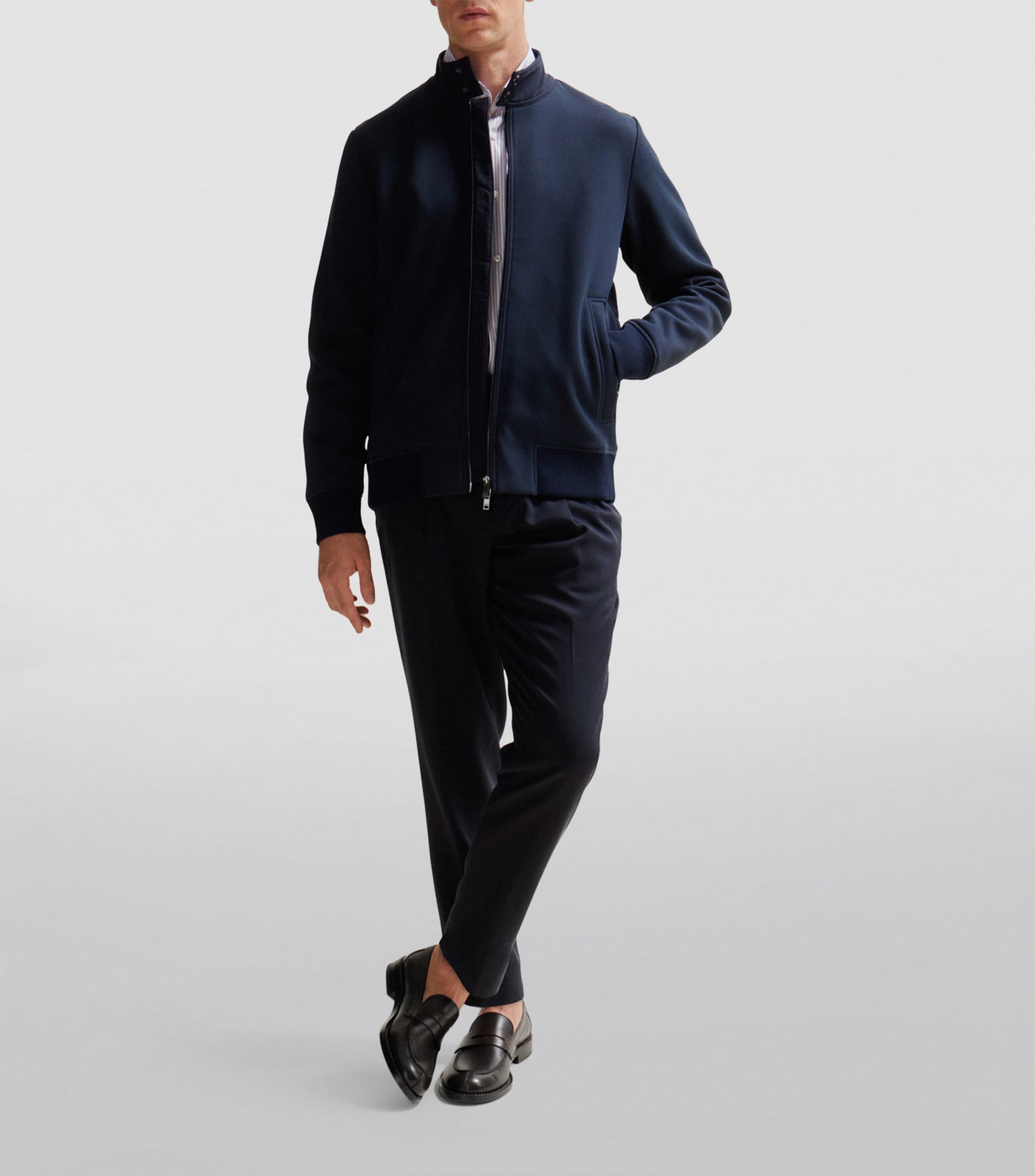 Zip-Up Bomber Jacket 404 Image 2