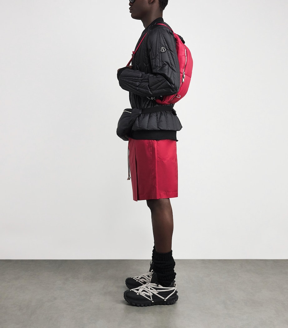 x Moncler Down Marsupio Belt Bag 438 - CARNELIAN Image 5