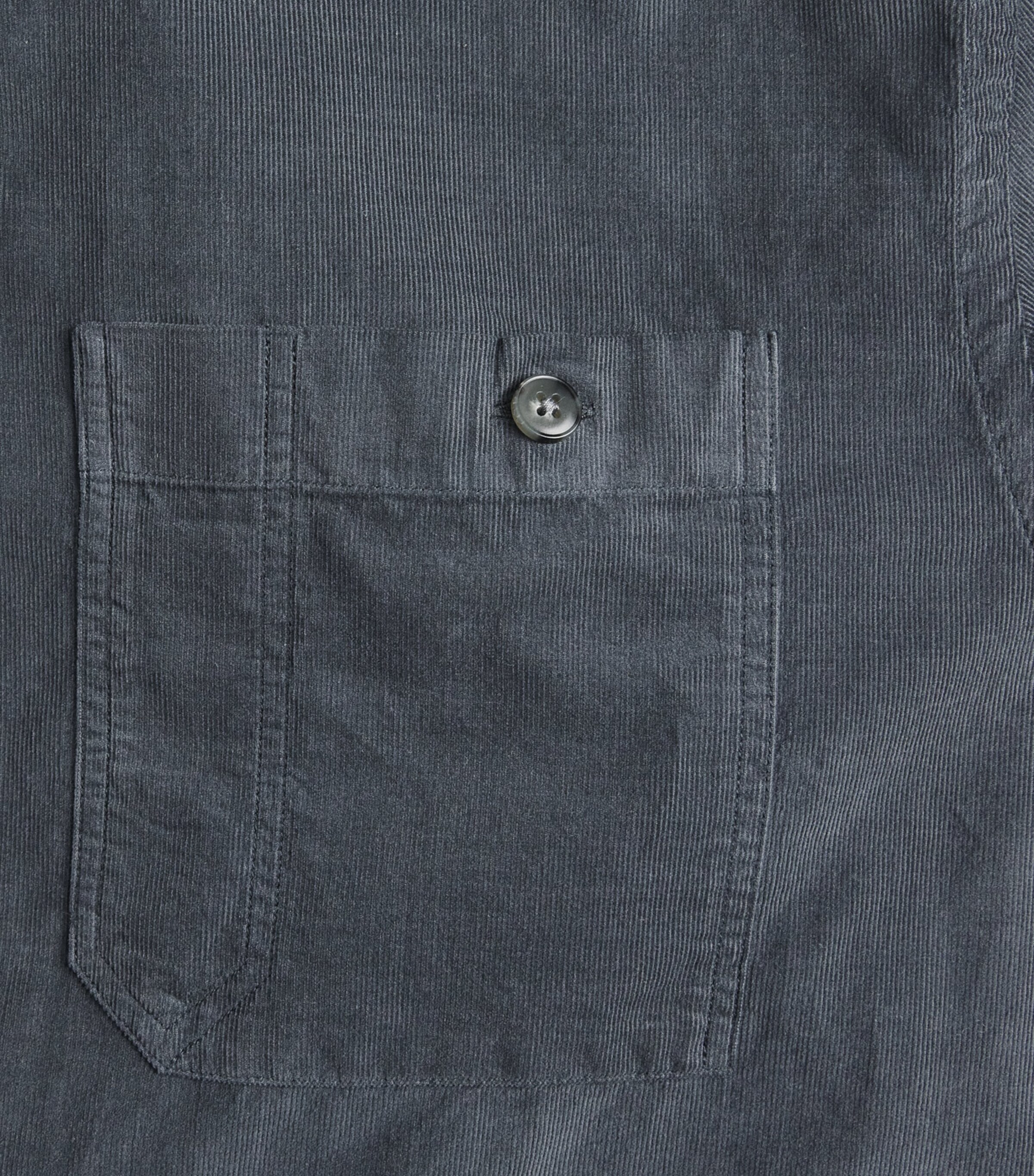 Canali Mens Cotton Twin-Pocket Shirt Image 5