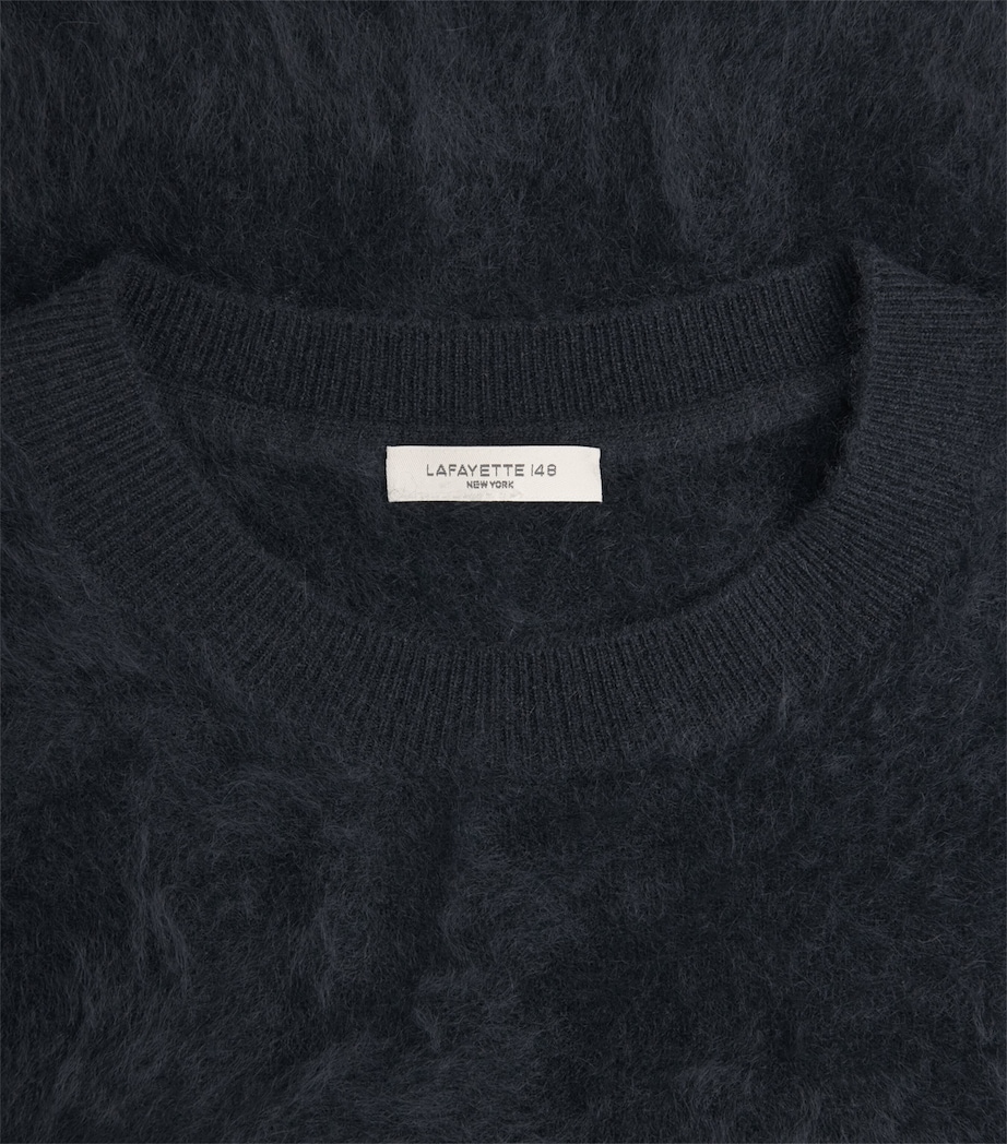 Brushed Cashmere Sweater INK Image 5