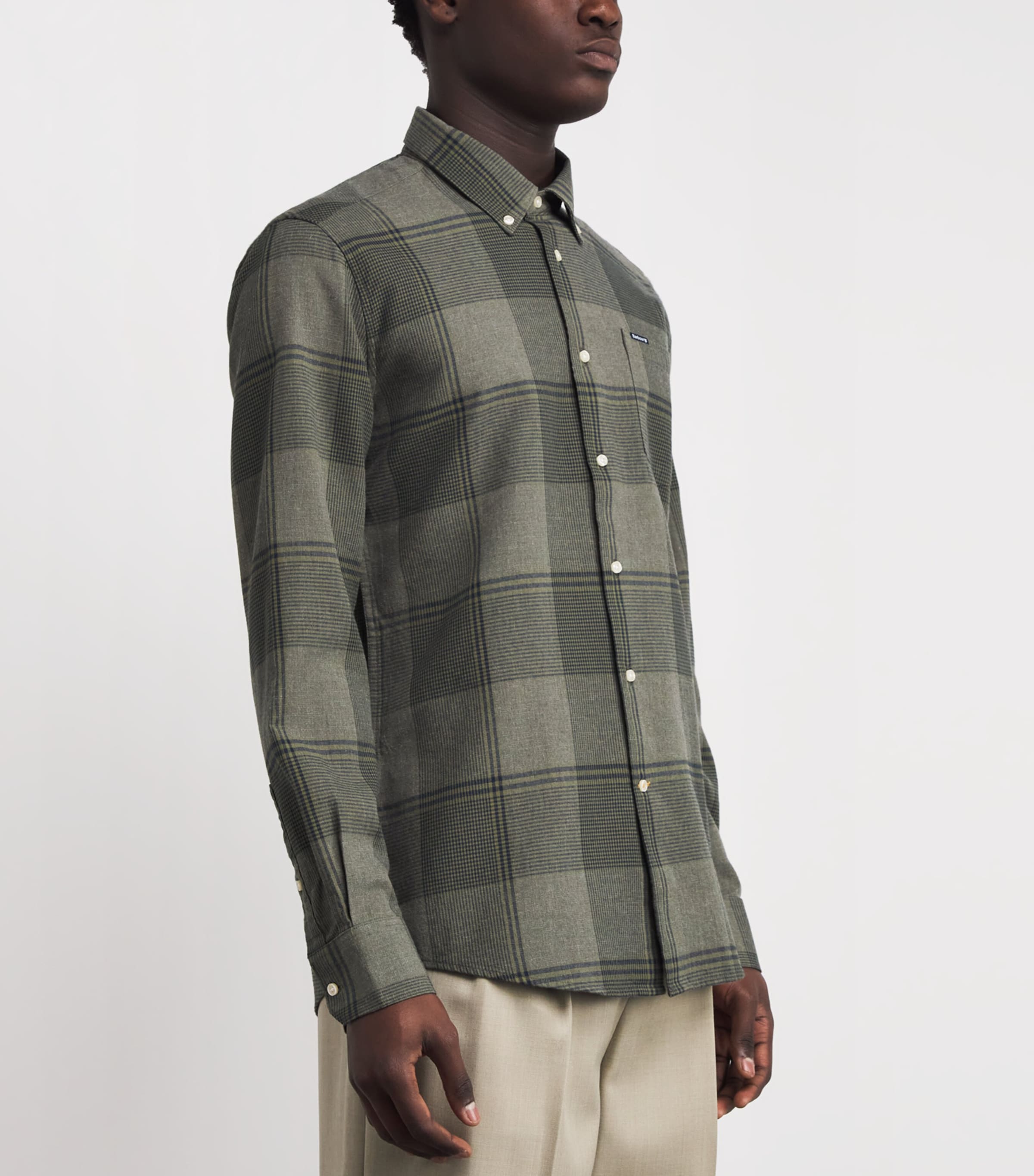 Cotton Heaney Shirt OL51 OLIVE Image 3