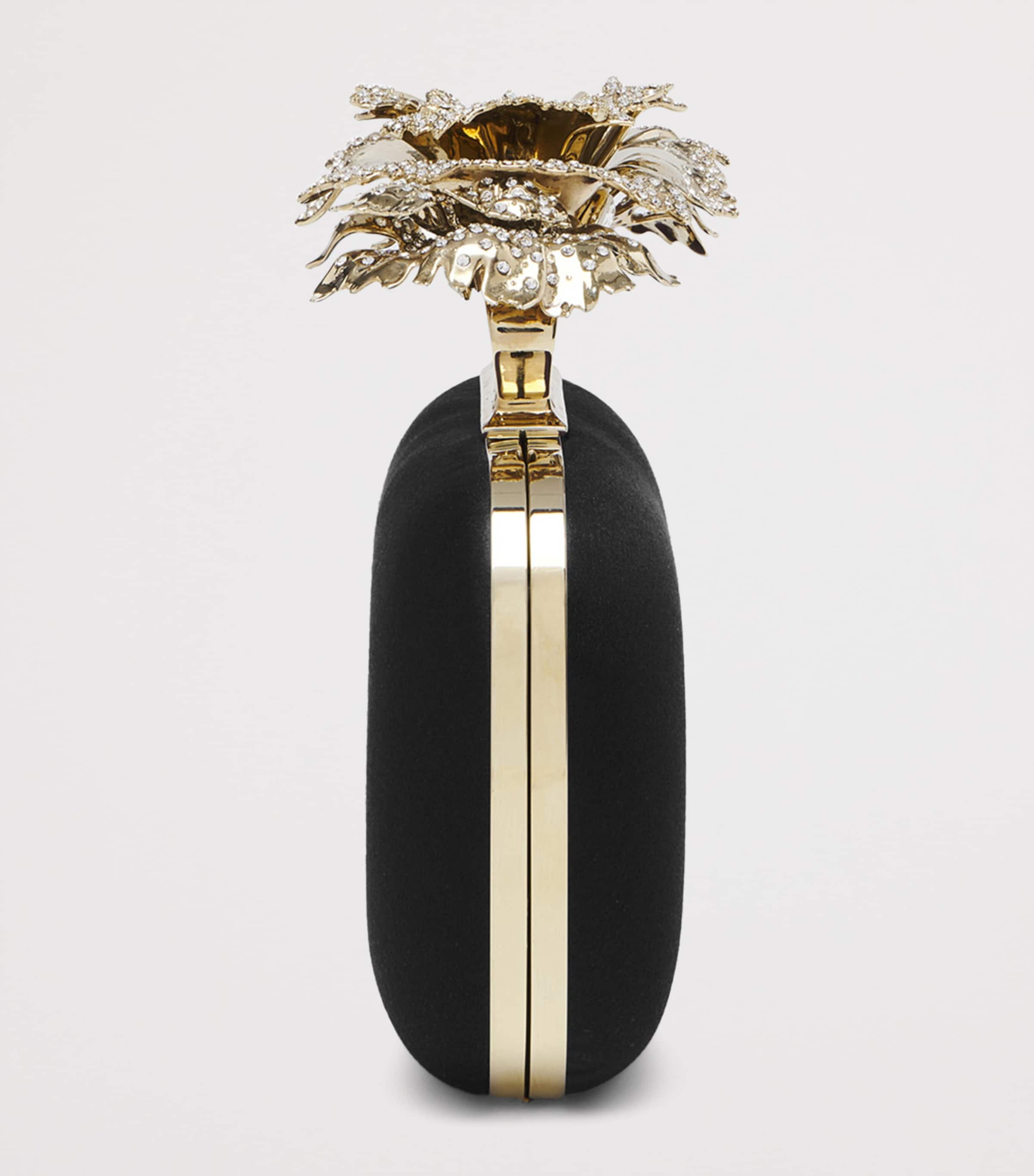 Silk Carnation Knuckle Clutch Bag 1000 Image 3