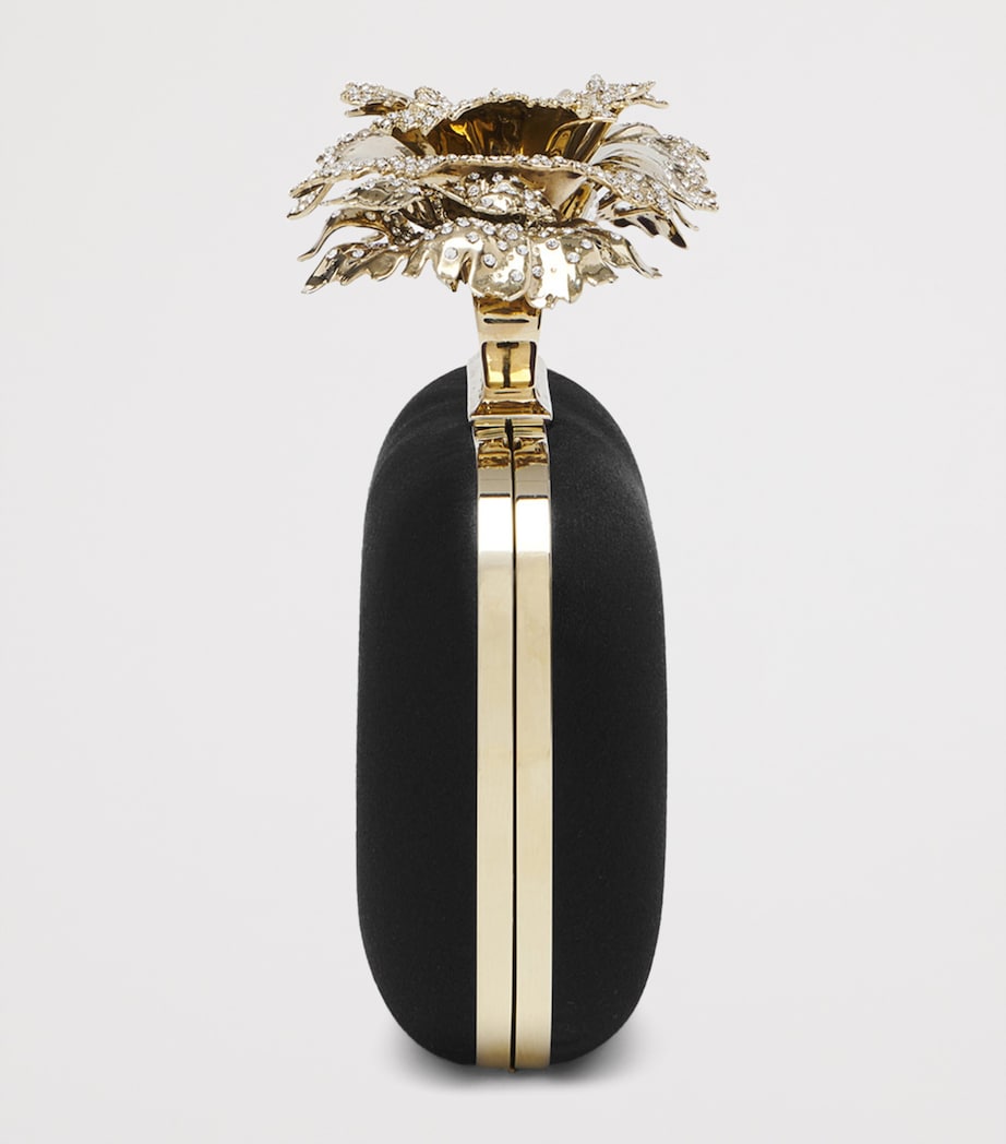 Silk Carnation Knuckle Clutch Bag 1000 Image 3