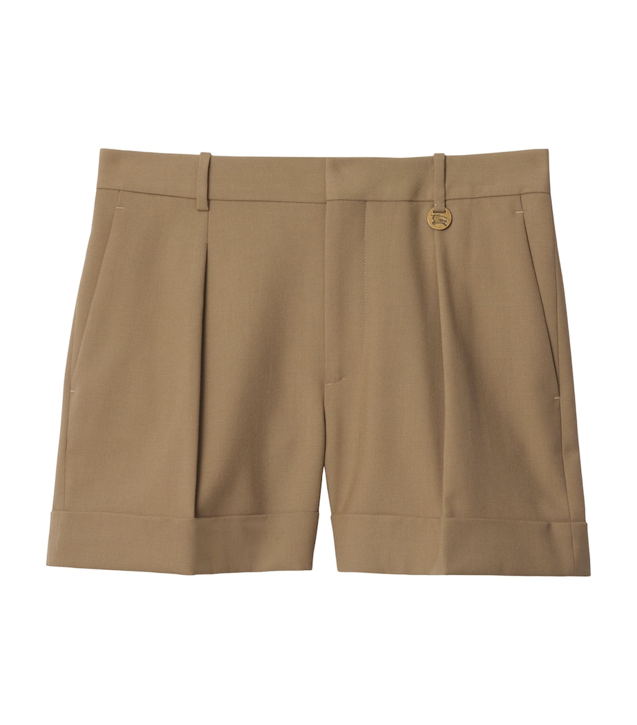 Wool Tailored Shorts PUDDLE Image 1