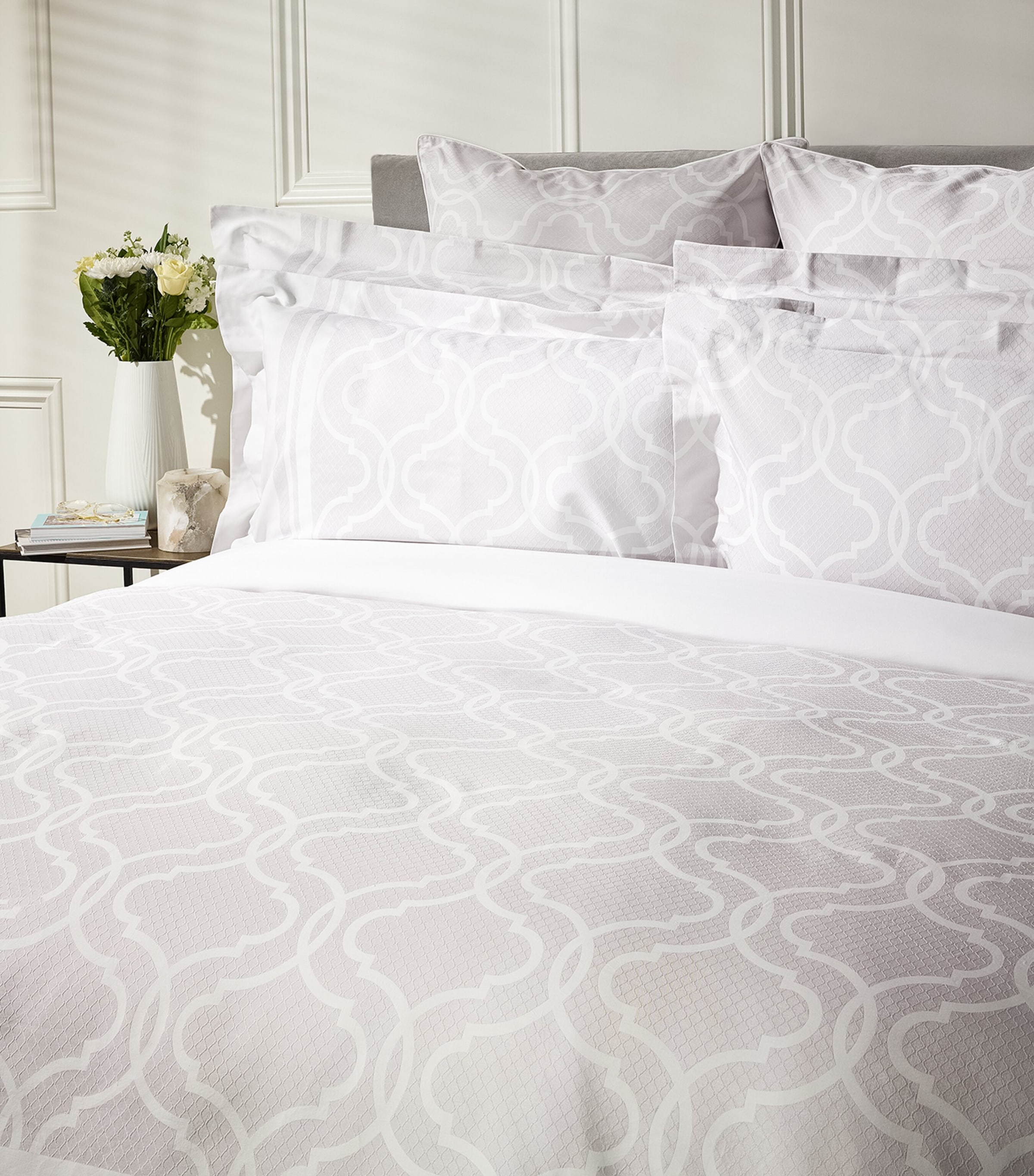 Roowa Super King Fitted Sheet (180cm x 200cm) PERLE Image 2