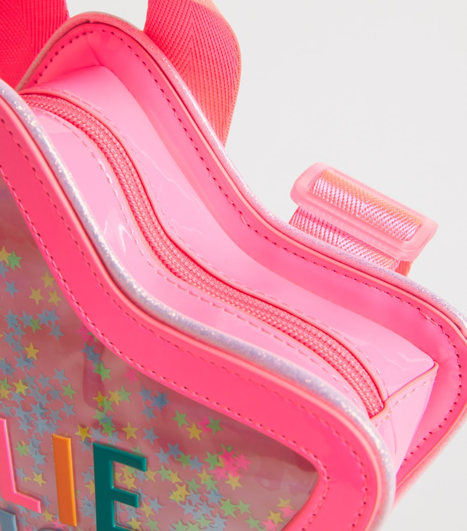 Star Glitter Backpack 499FUSCHIA Image 4