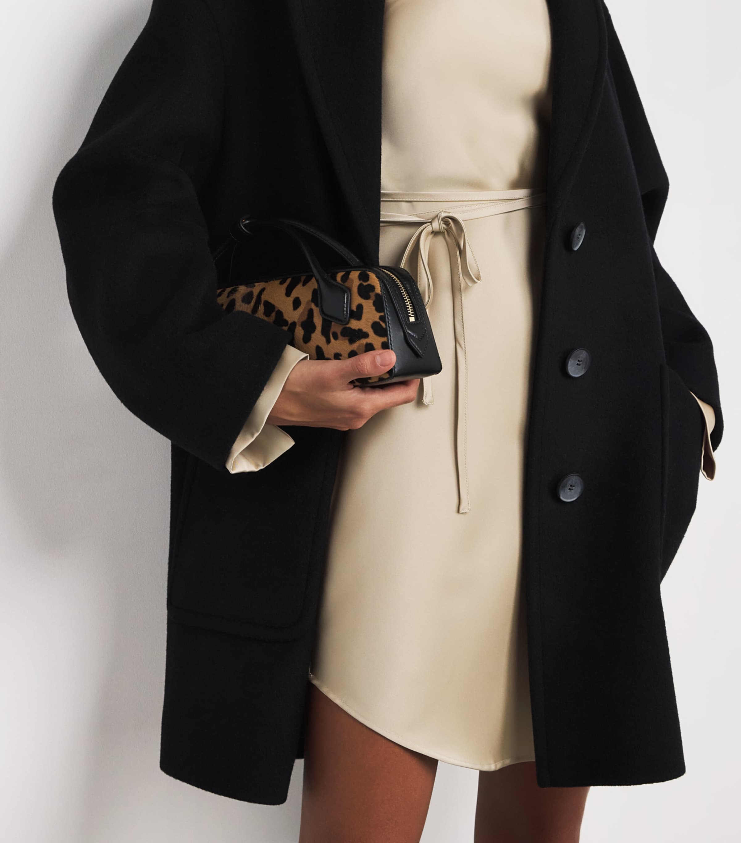 Satin Mini Dress BEIGE Image 6