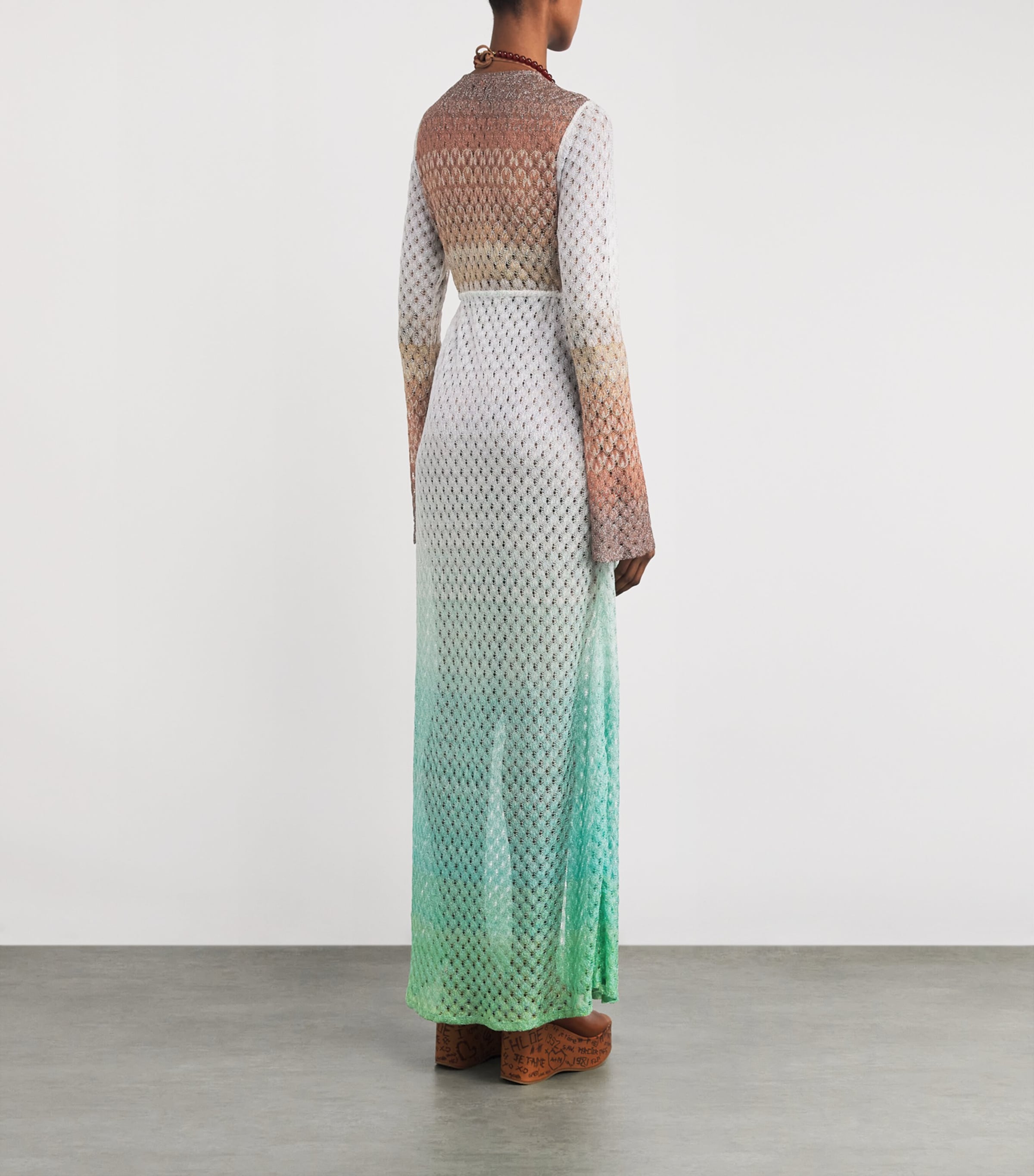 Ombré Beach Cover-Up S6162 GREEN TONES Image 3