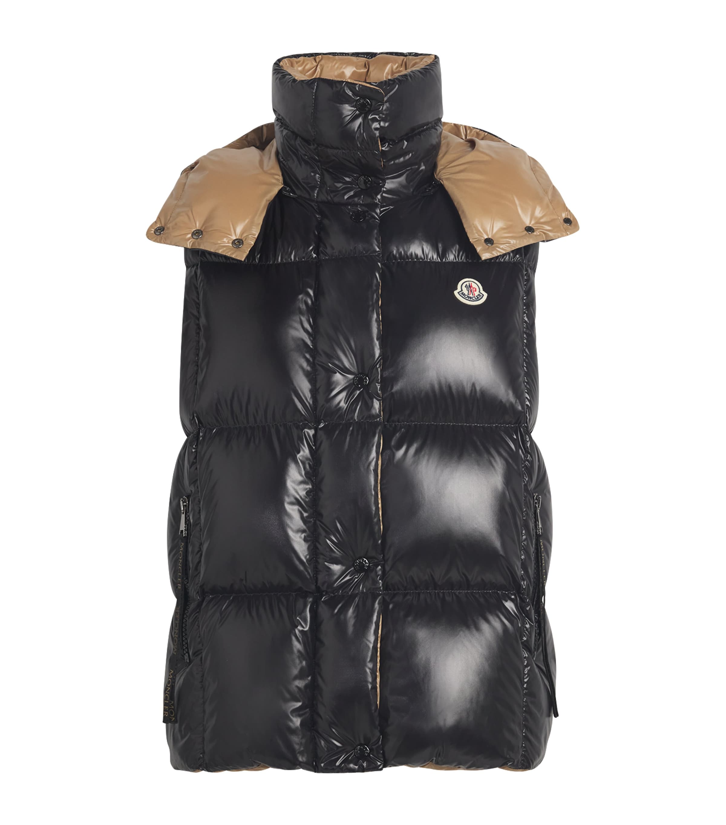 Moncler Down-filled Luzule Gilet In Black