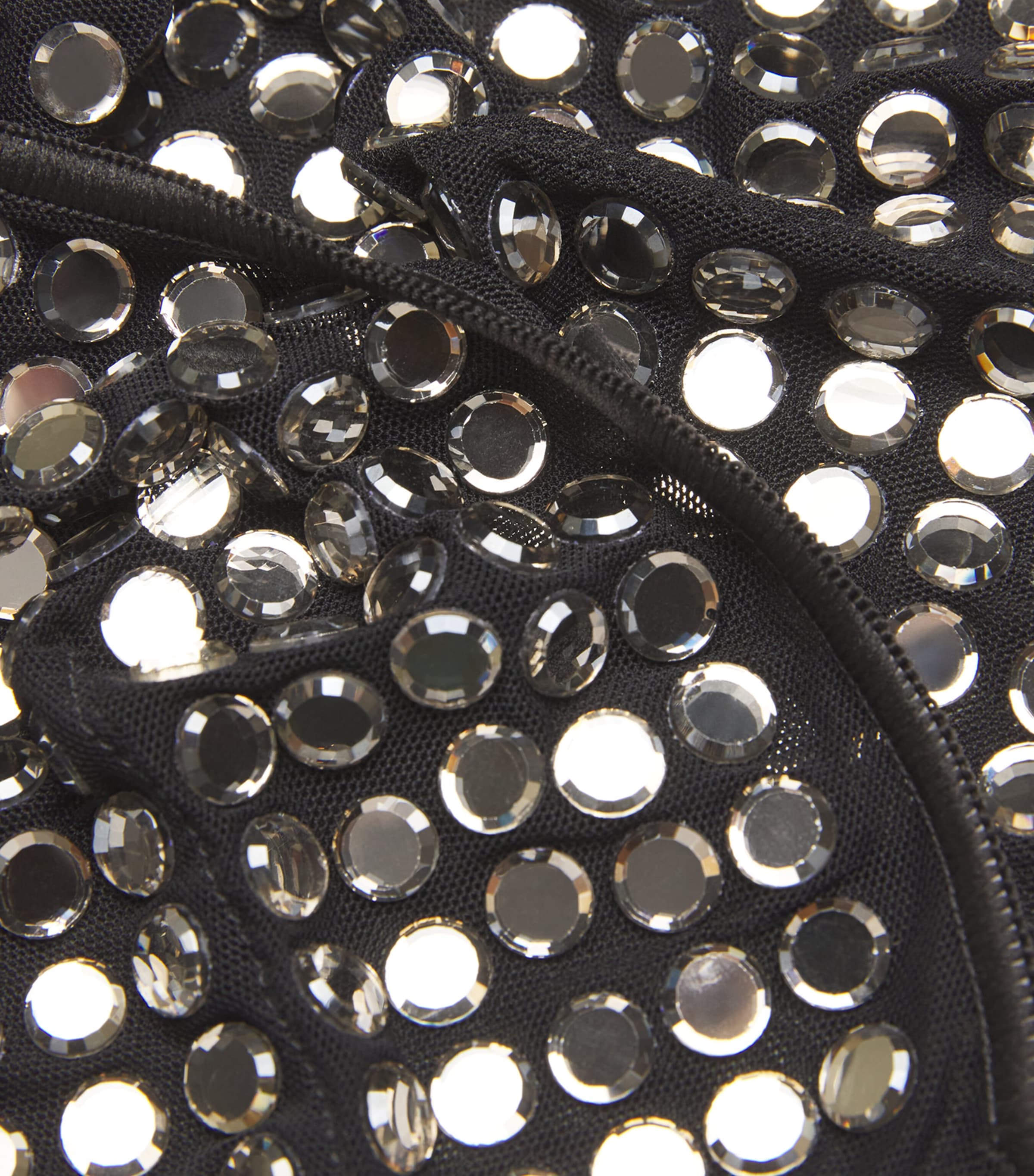 Embellished Triangle Bra BLACK Image 5