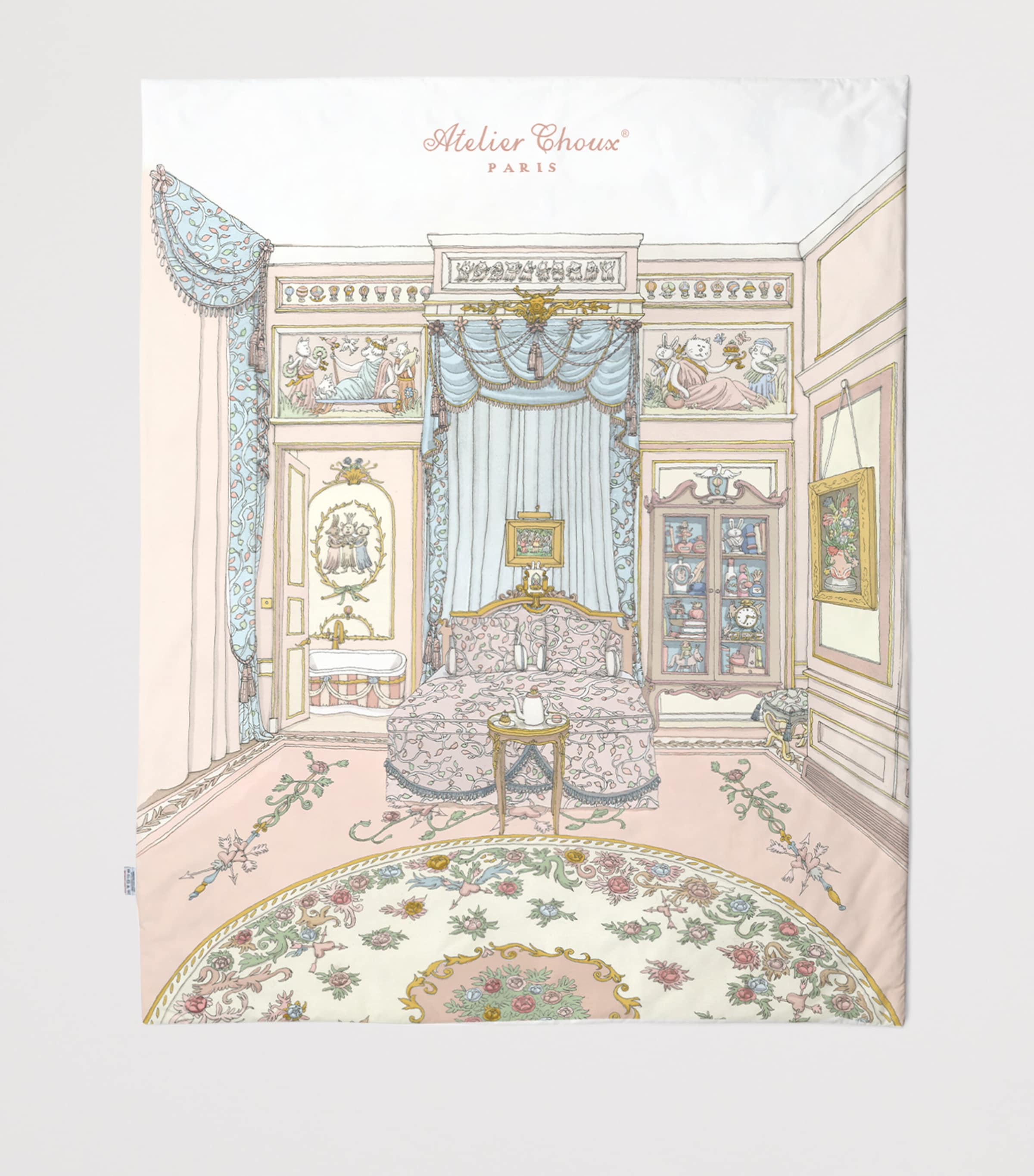 Reversible French Bedroom Quilt MULTI Image 2