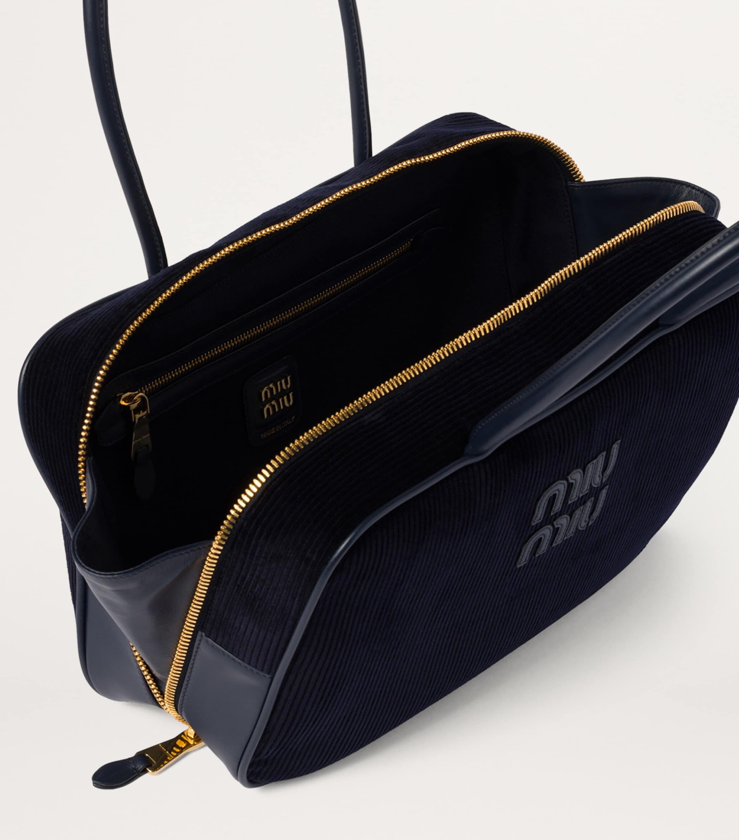 Miu Miu Corduroy Beau Shoulder Bag | Harrods UK