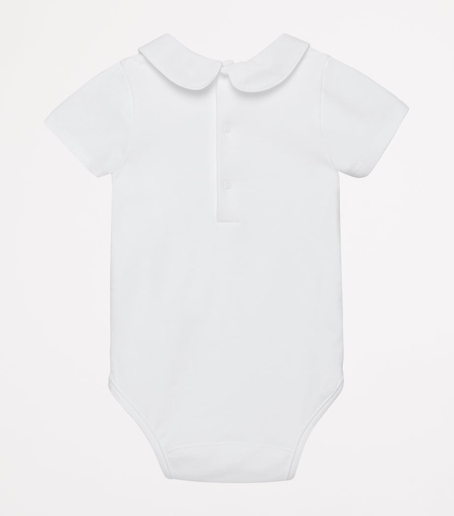 Embroidered Duck and Bunny Bodysuit (3-24 Months) WHITE Image 2