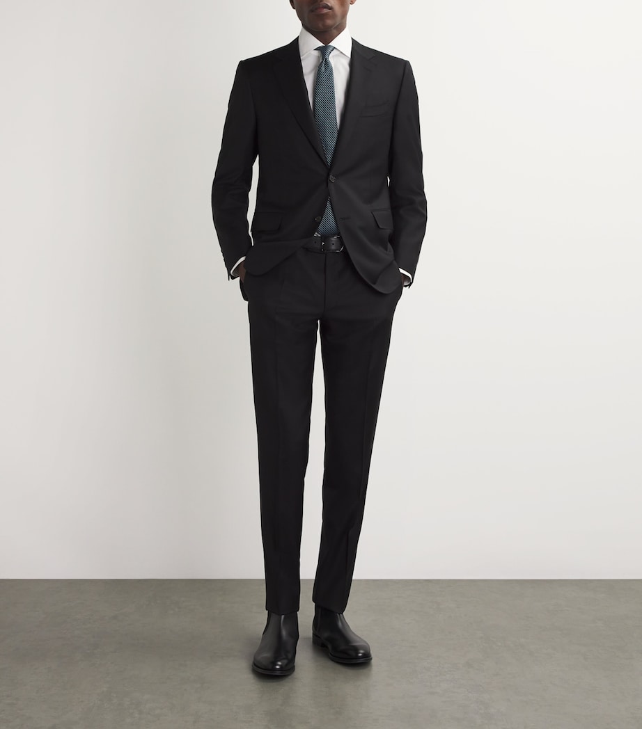 Canali Leather Arrow Belt Image 5