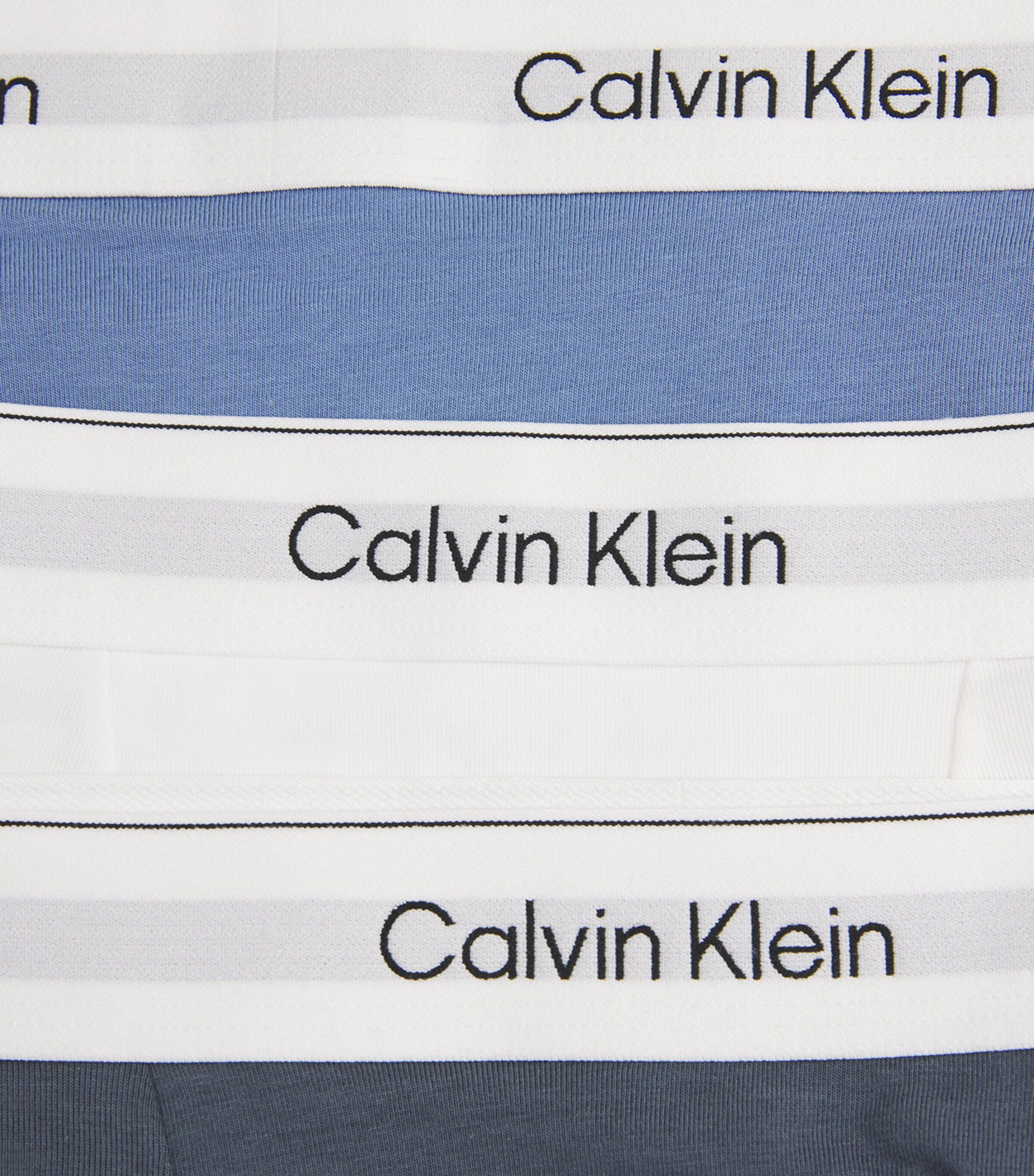 Calvin Klein Mens Cotton Stretch Relaxed Icon Trunks (Pack of 3) Multi Image 5