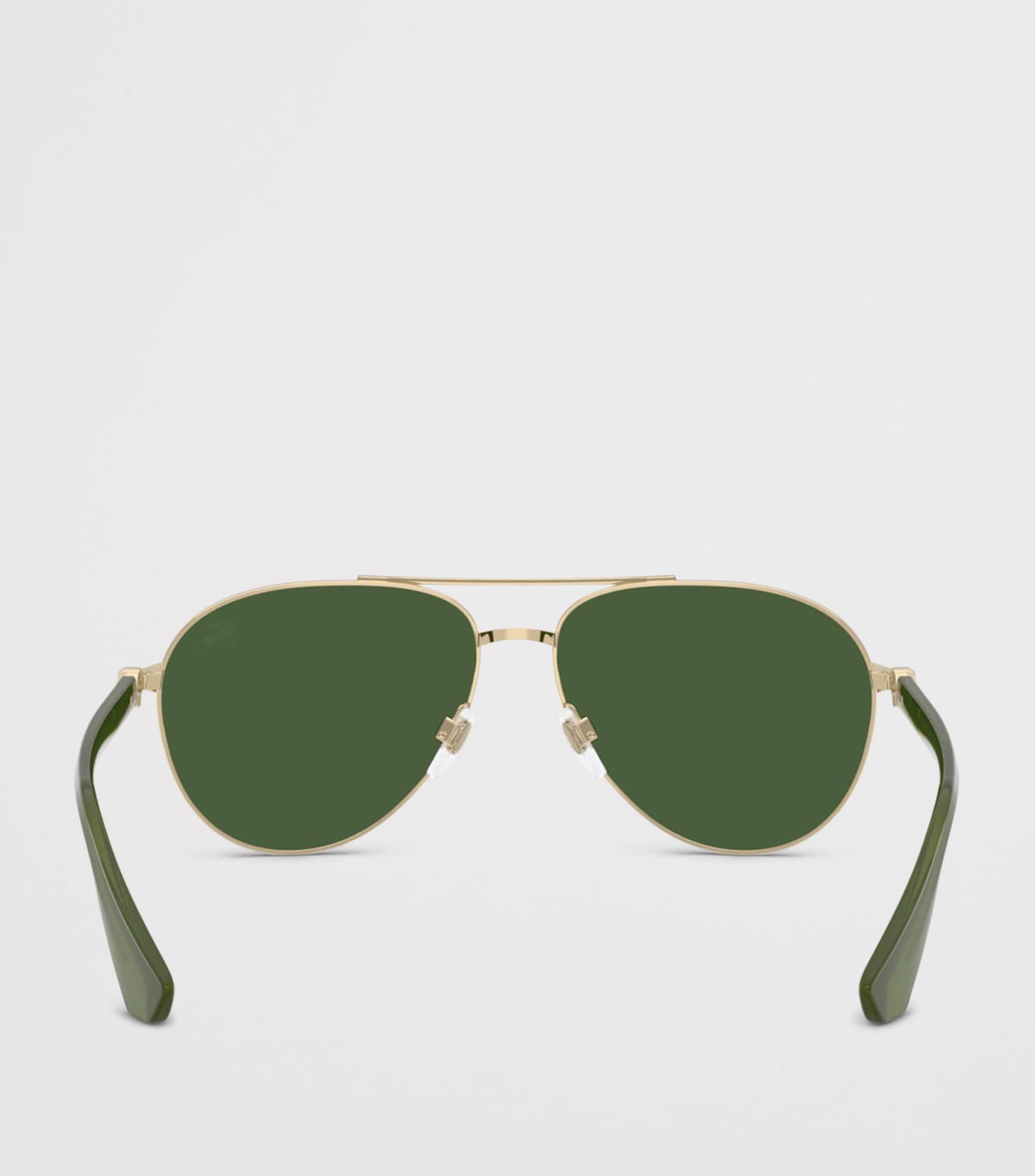 Burberry Metal BE3167 Pilot Sunglasses Gold Image 4