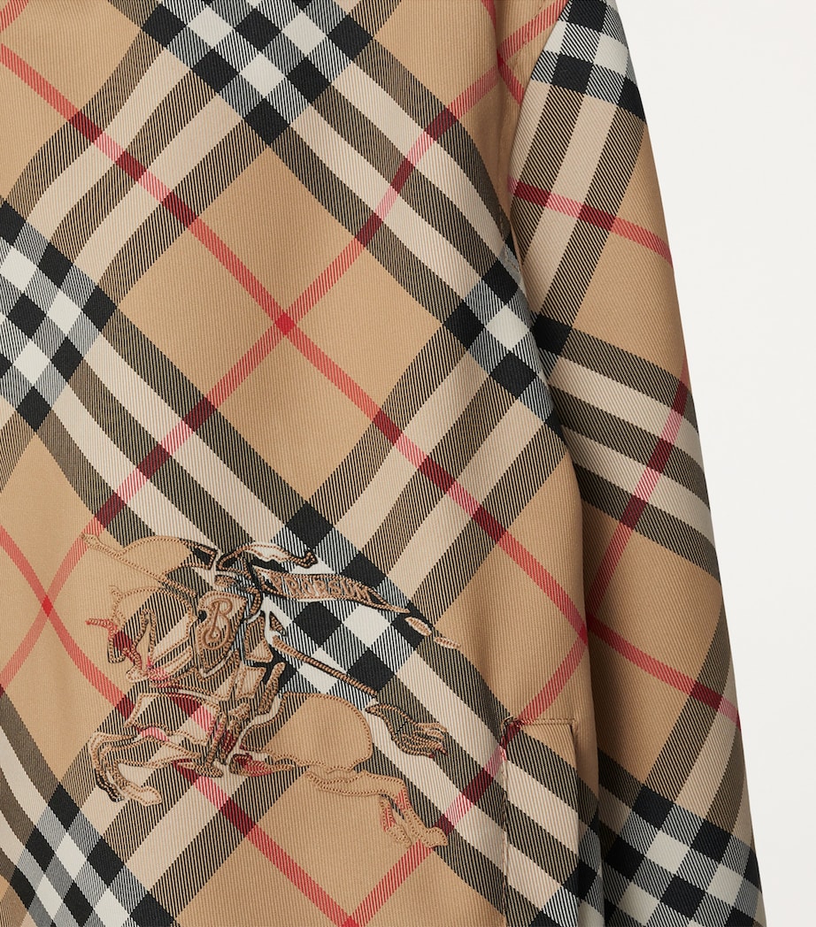 Check Cropped Reversible Jacket SAND IP CHECK Image 5