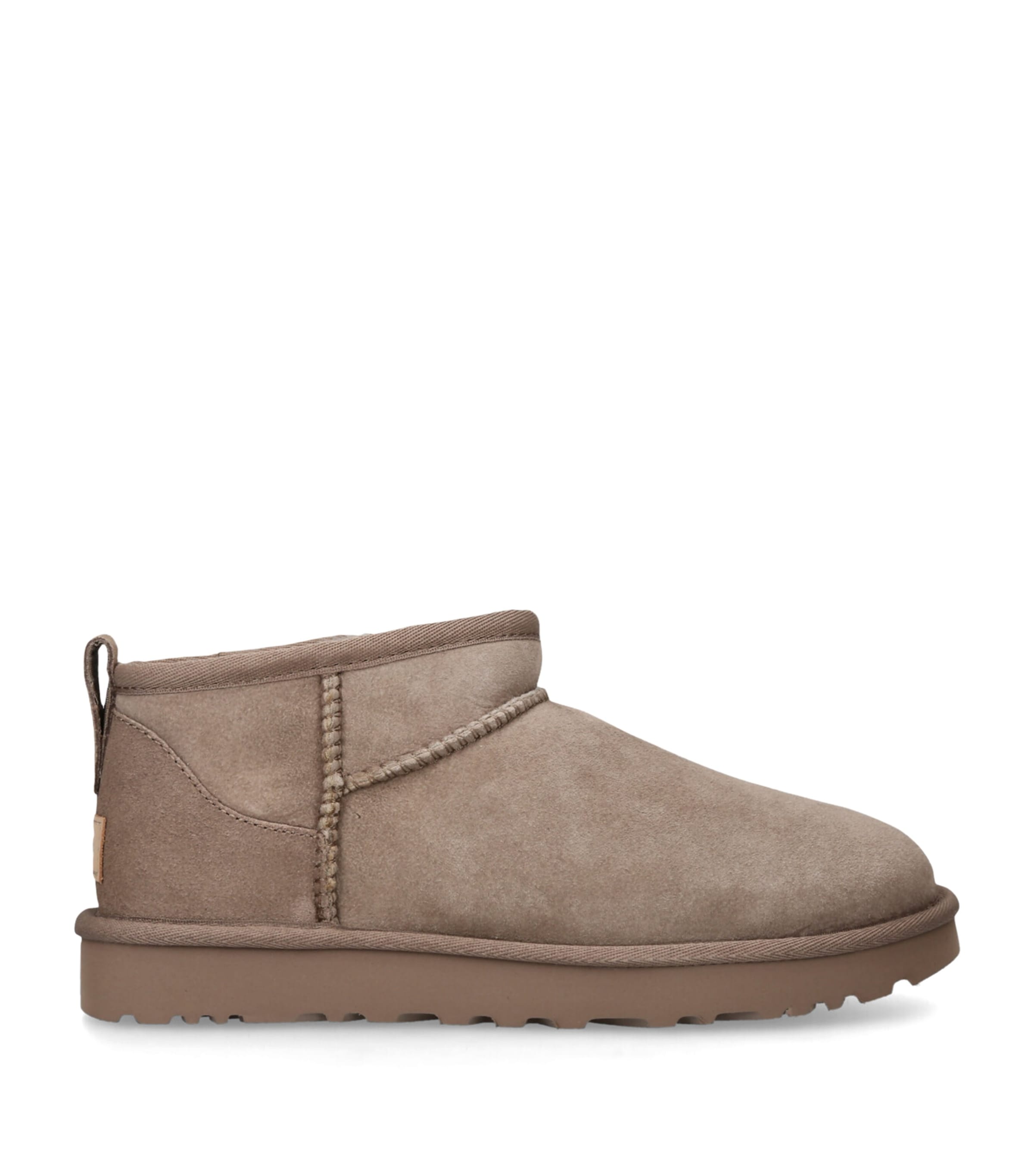 Ugg Suede Classic Ultra Mini Boots In Brown