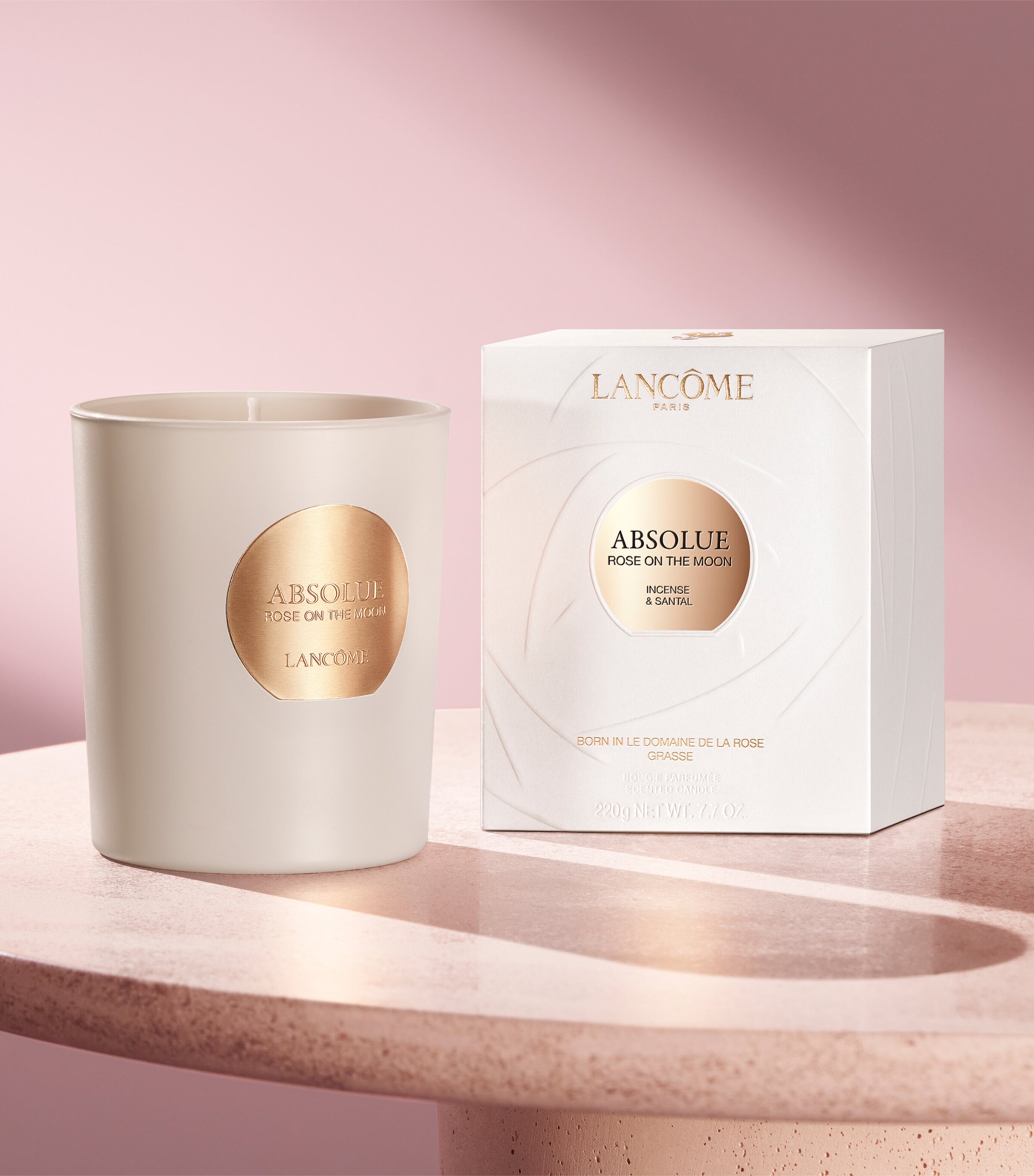 Lancôme Absolue Les Parfums Rose on the Moon Candle (220g