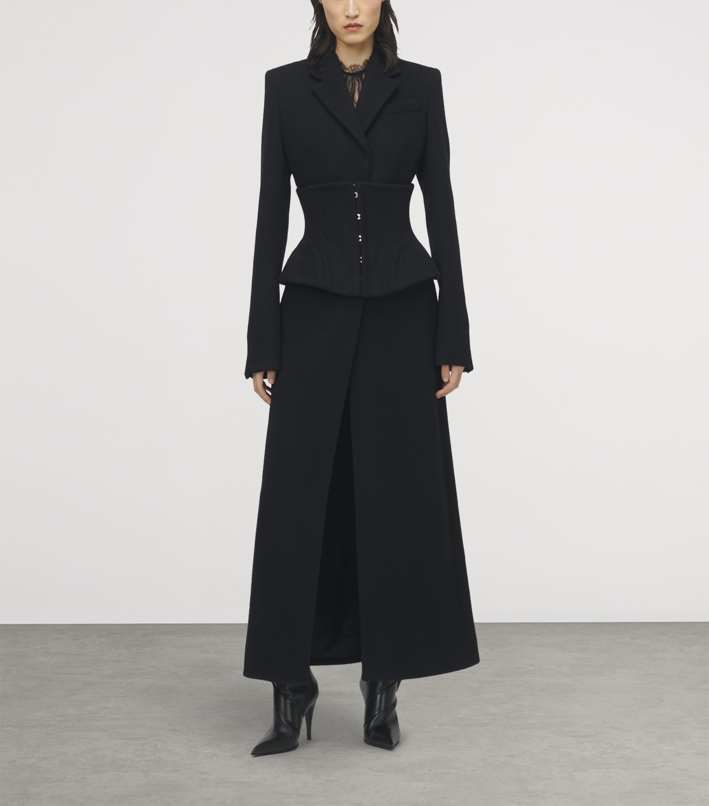 Wool-Cashmere Corset Coat 1000 Image 2
