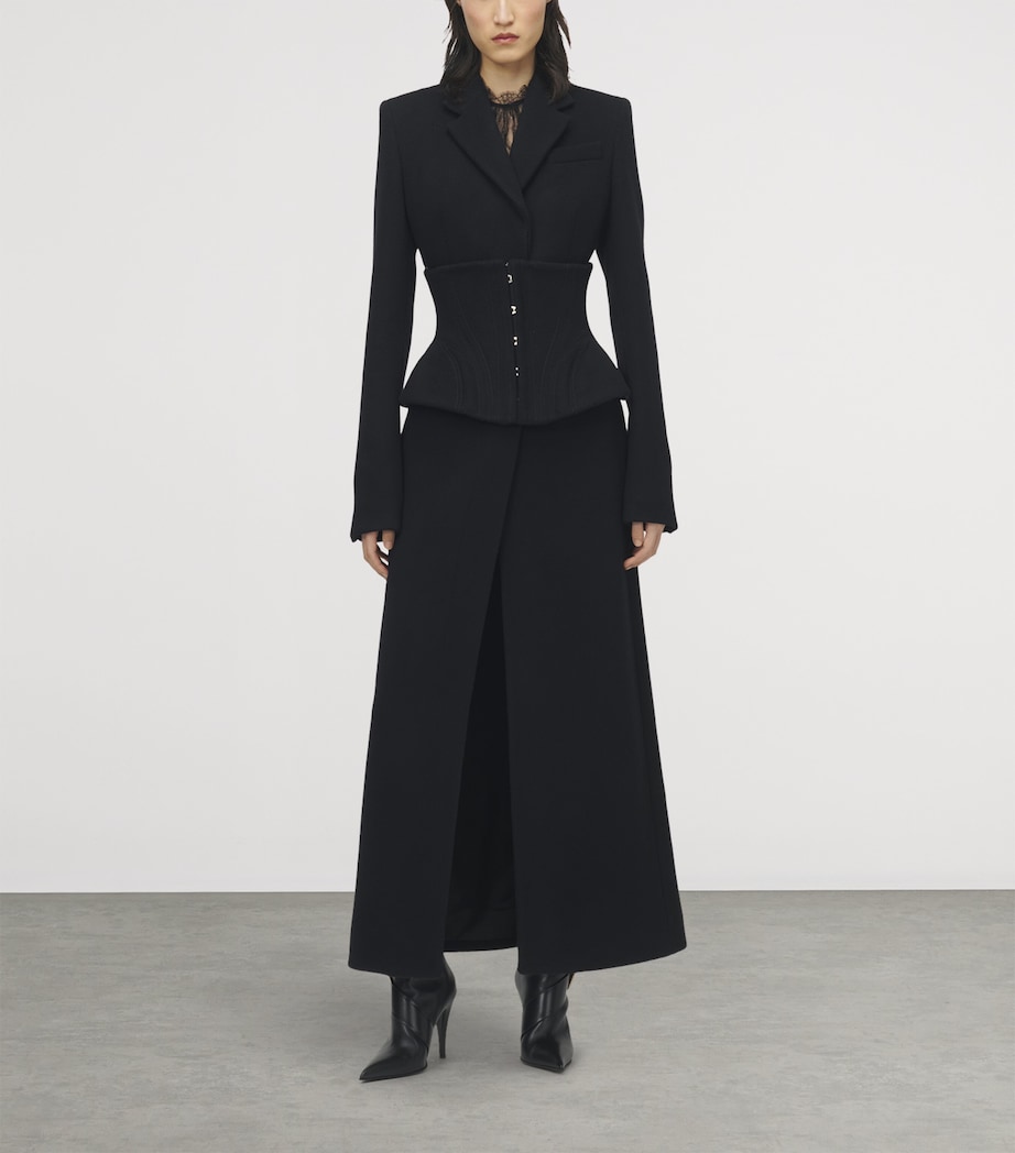 Wool-Cashmere Corset Coat 1000 Image 2