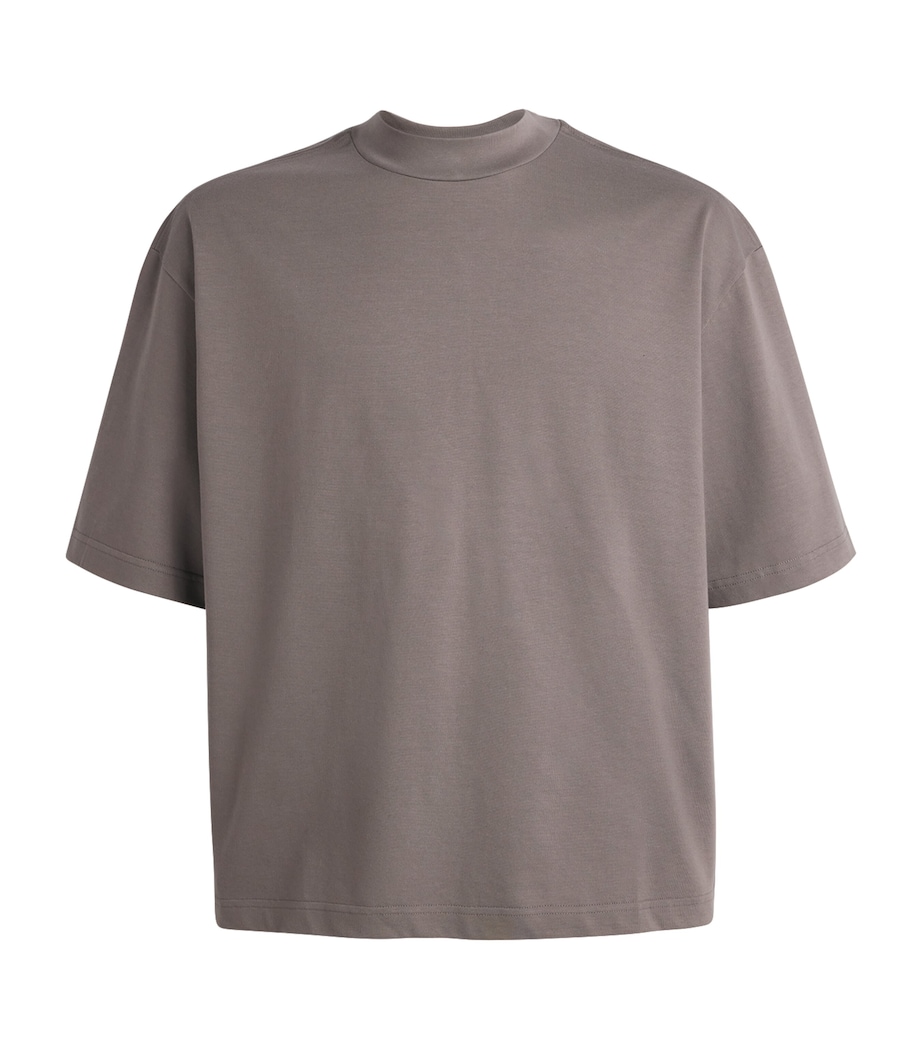 Cotton Boxy T-Shirt GREY Image 1