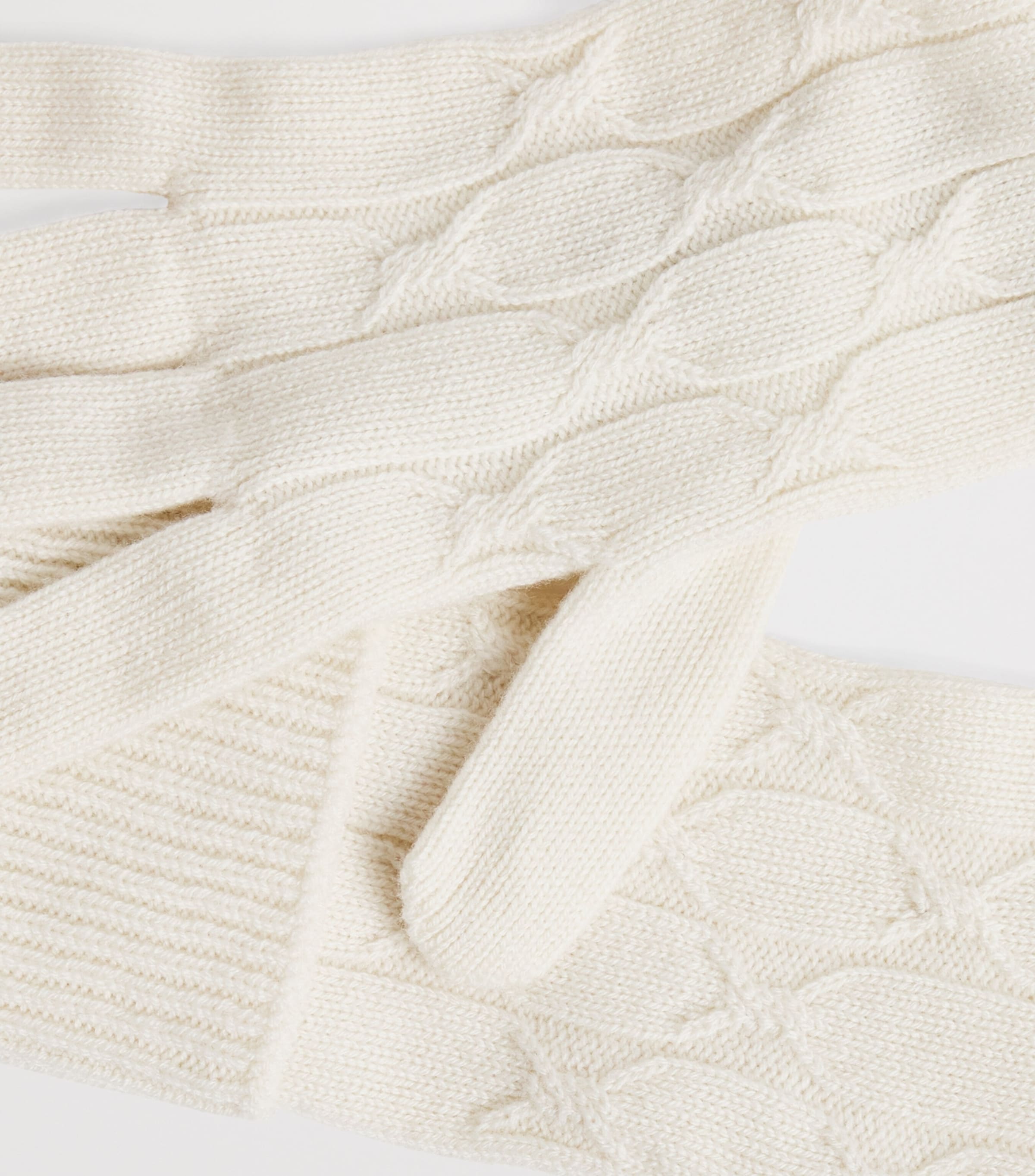 Cashmere Knitted Gloves PANNA Image 4