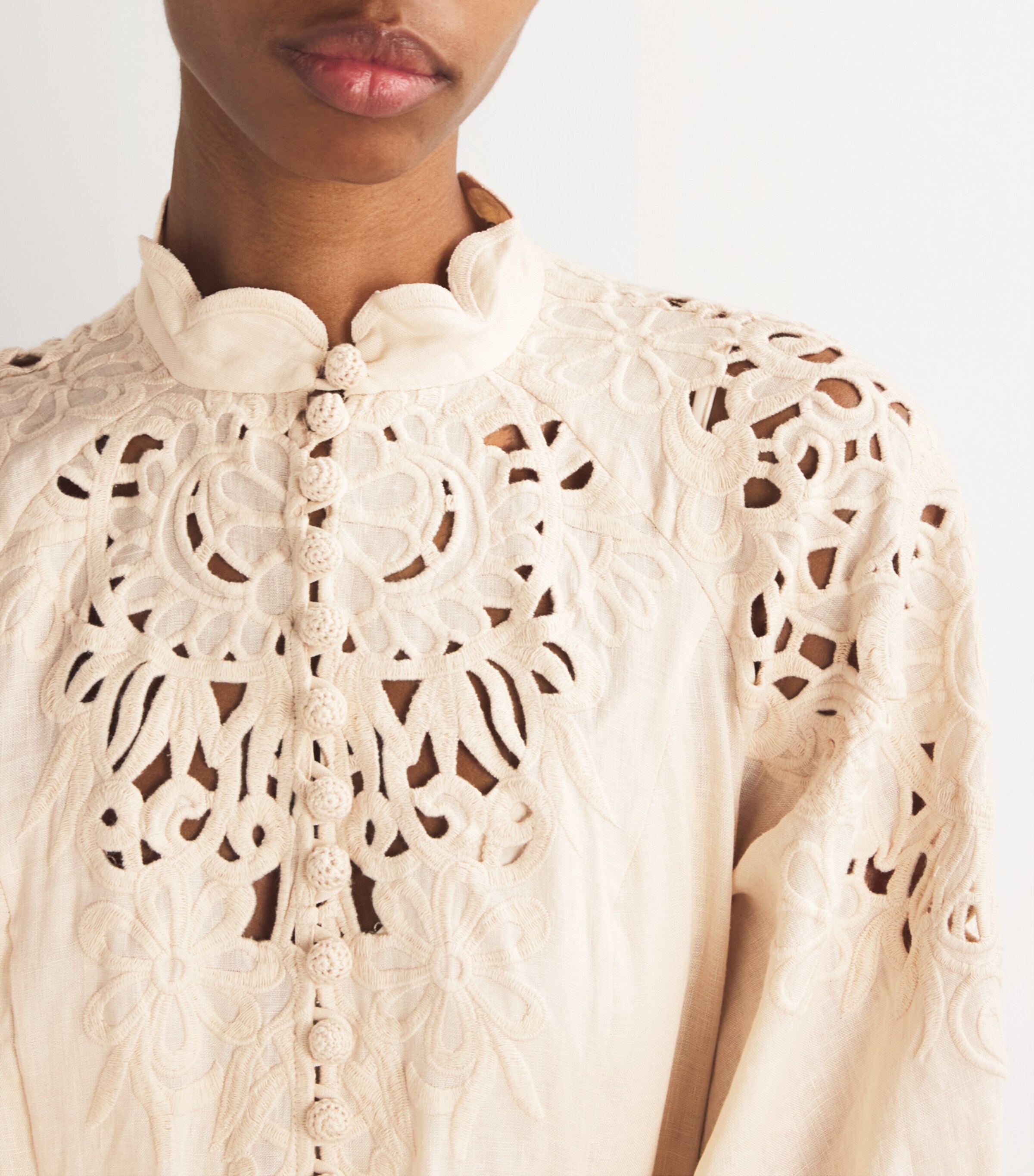 Zimmermann Multi Broderie Anglaise Midi Dress | Harrods US
