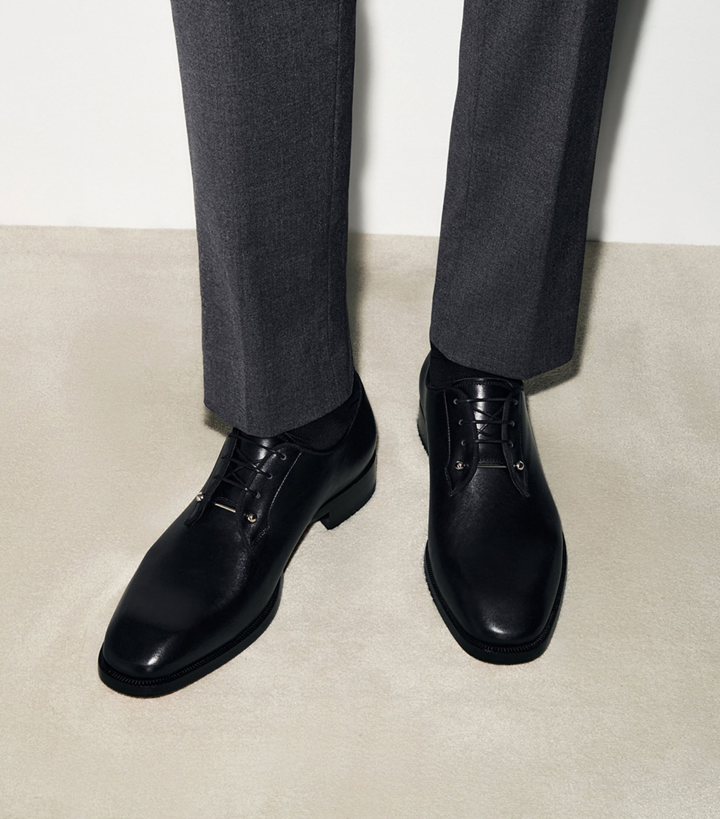 Chambeliss Leather Derby Shoes BK01 Image 2