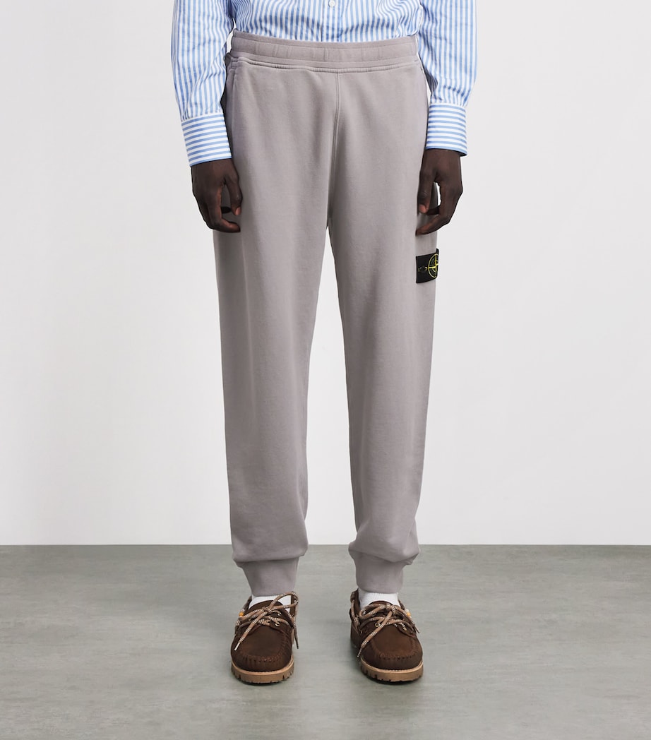Stone Island Mens Cotton Compass Sweatpants Image 4