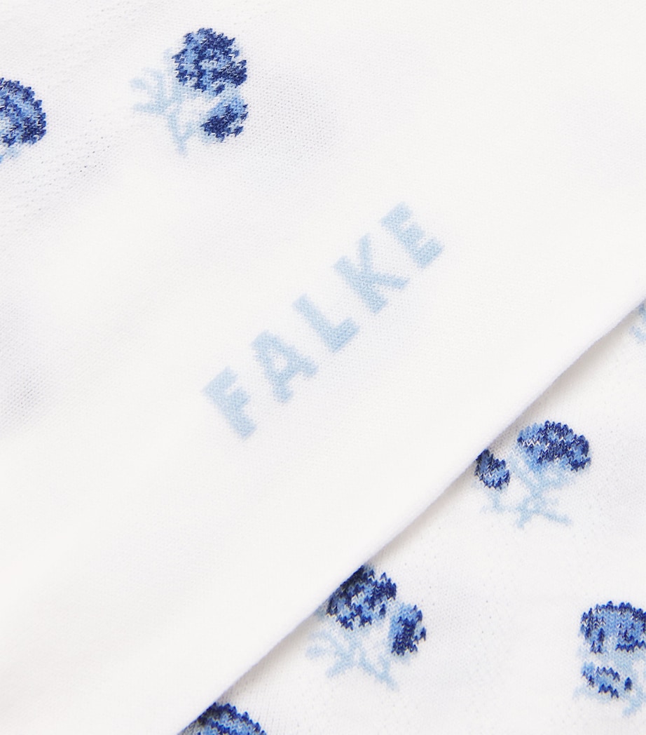 Floral Cotton Touch Socks 2000 WHITE Image 2