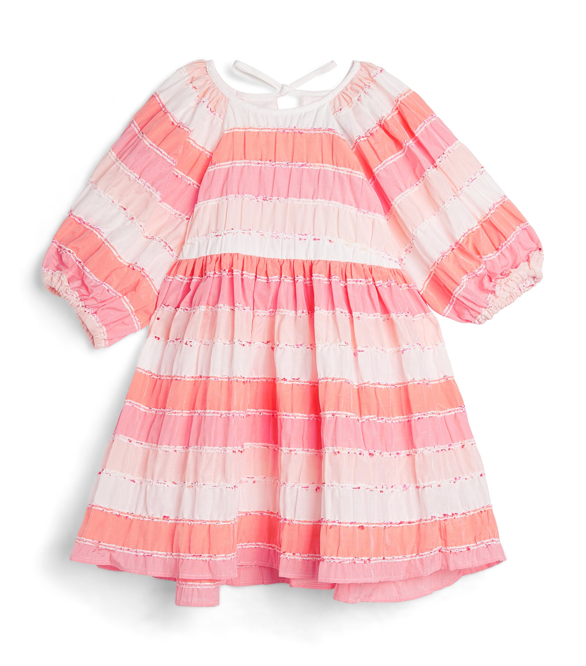 Shop Harrods Stripe Skyline Dress In Pink