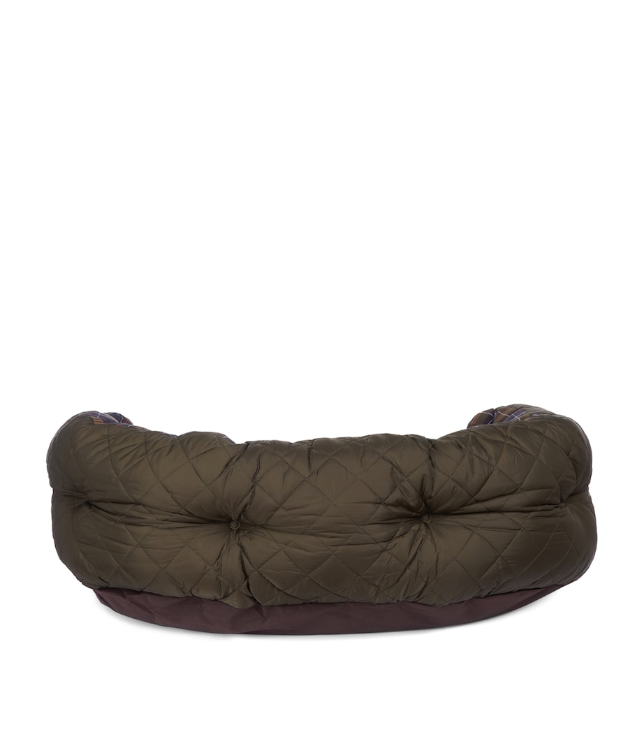 Quilted Dog Bed (89cm) OLIVE Image 4