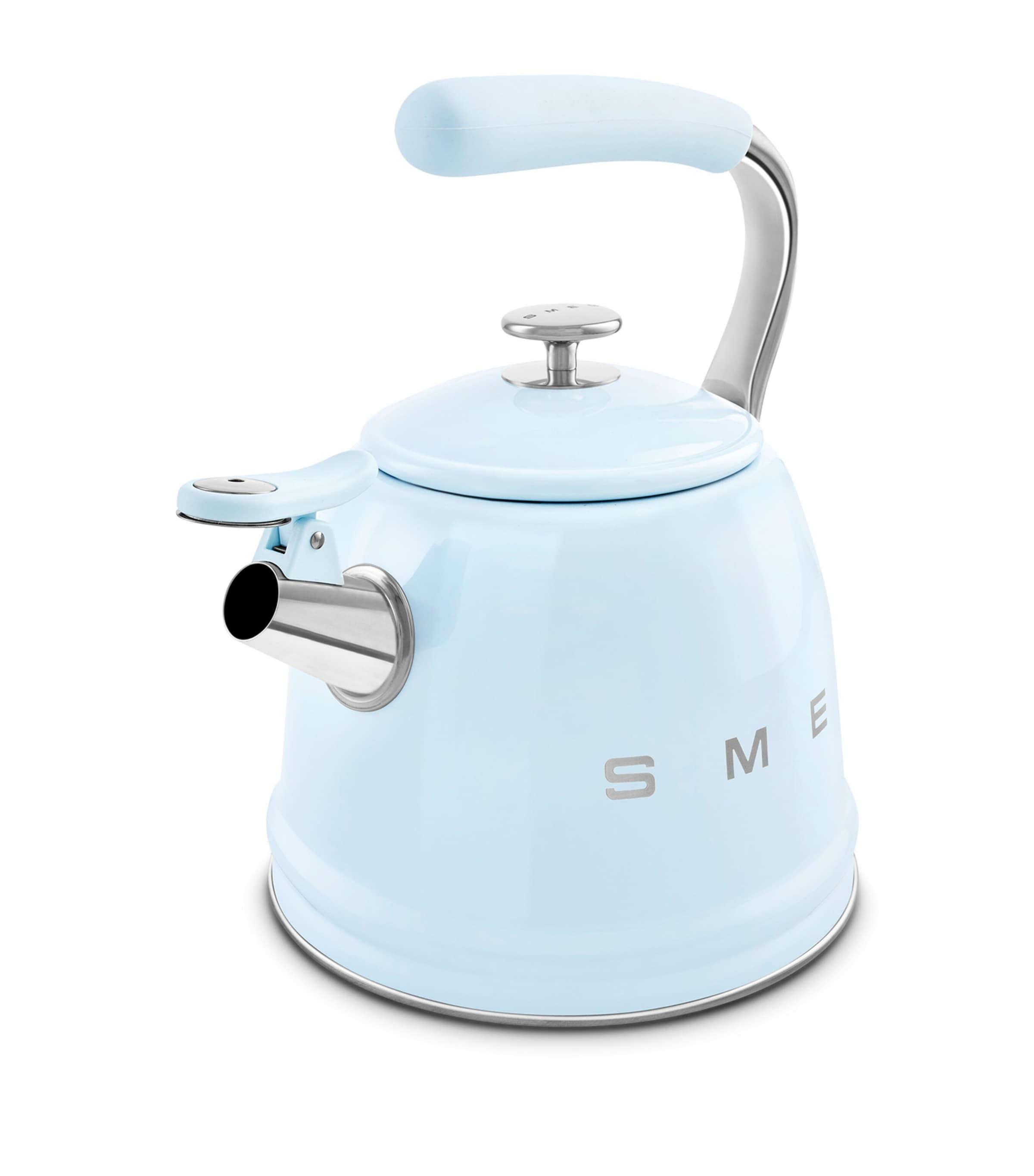 Smeg Stovetop Whistling Kettle (2.3L) Pastel Blue Image 5